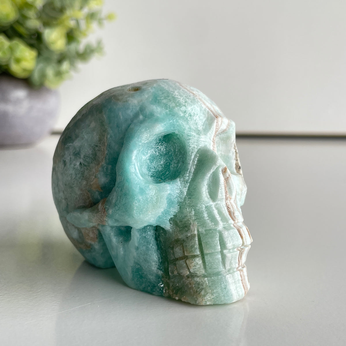Aragonite Skull 7.5cm