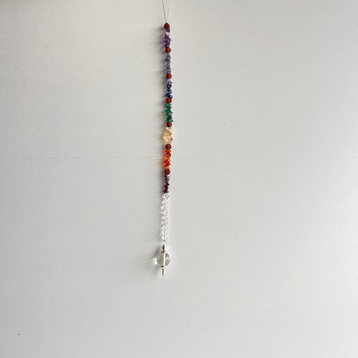Chakra Chip Crystal Ball Hanging