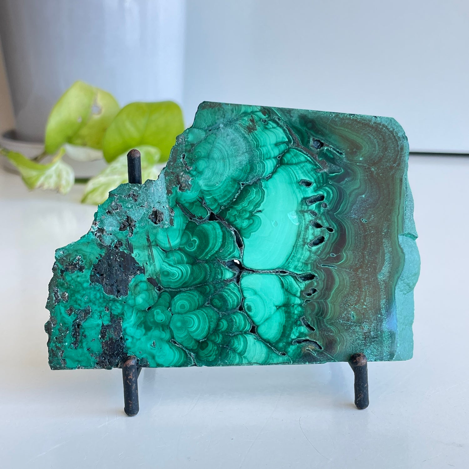 Malachite Slice 134g