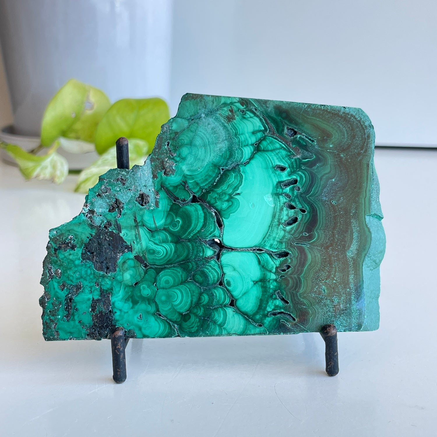 Malachite Slice 134g