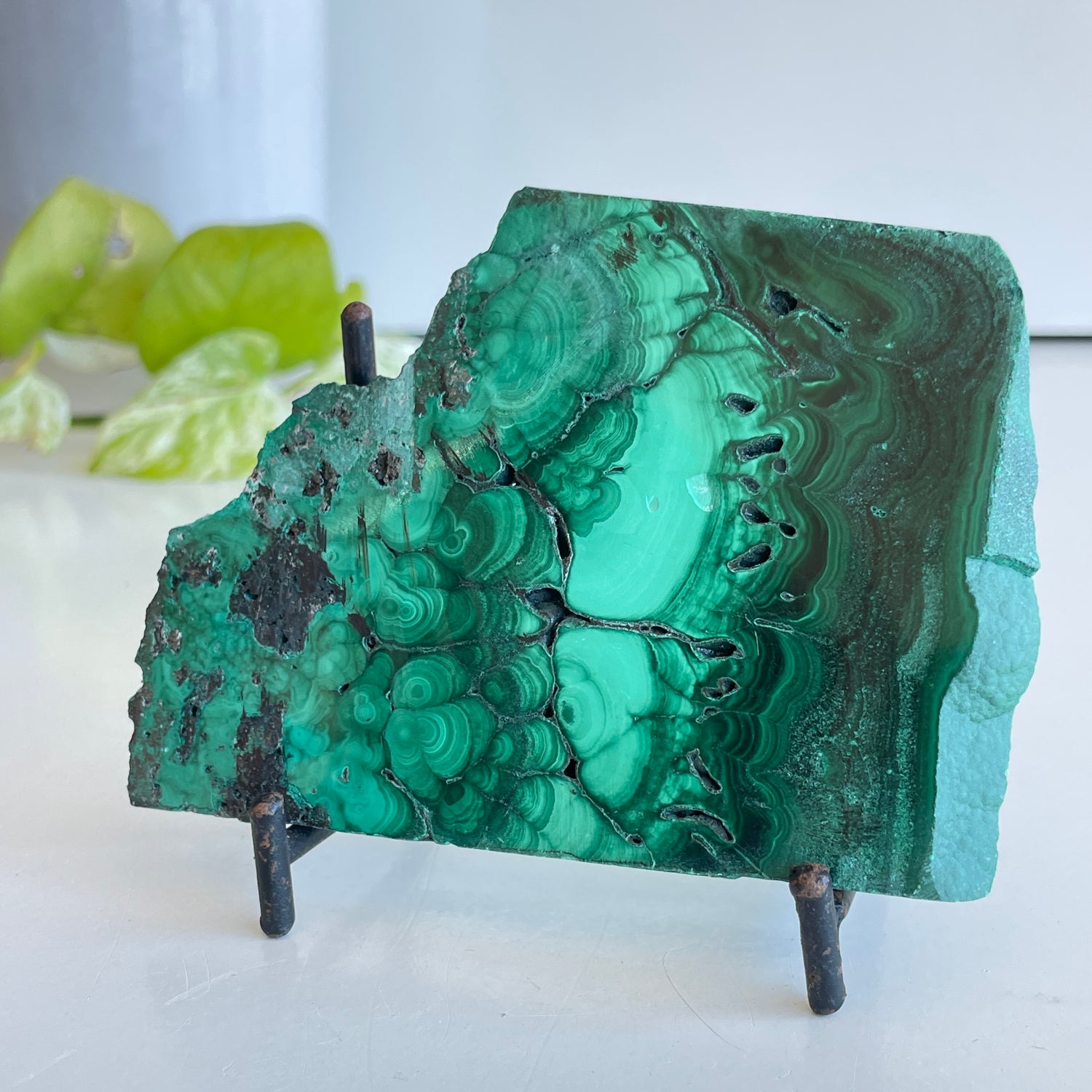 Malachite Slice 134g
