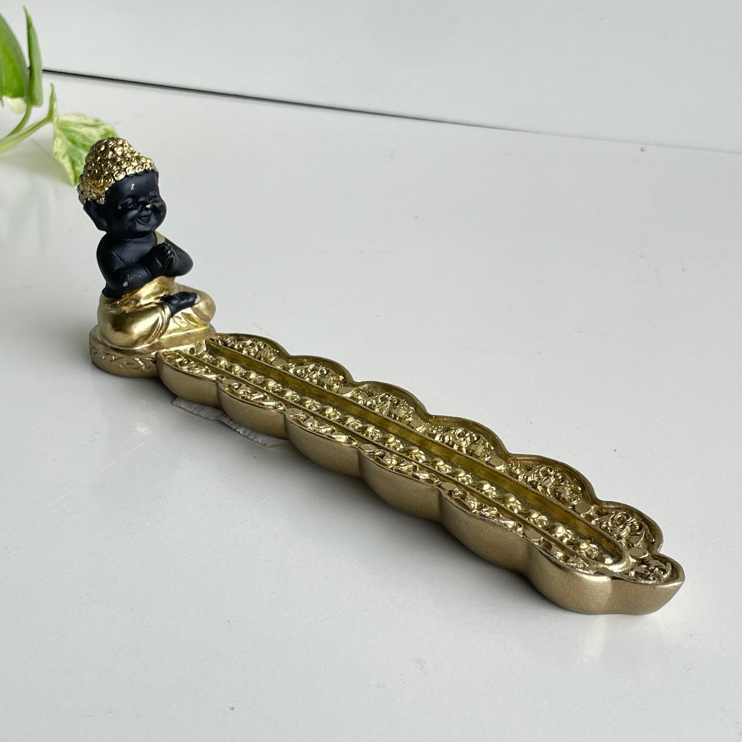 Gold Buddha Incense Burner BUGGHGRI