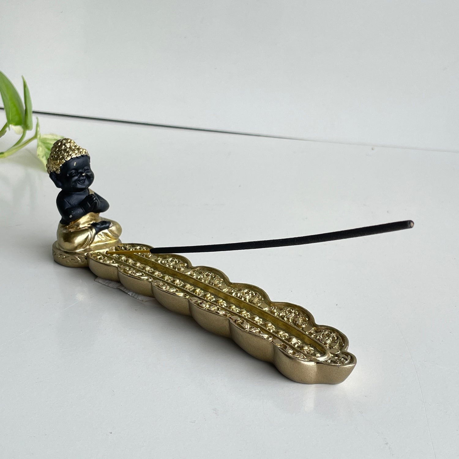 Gold Buddha Incense Burner BUGGHGRI