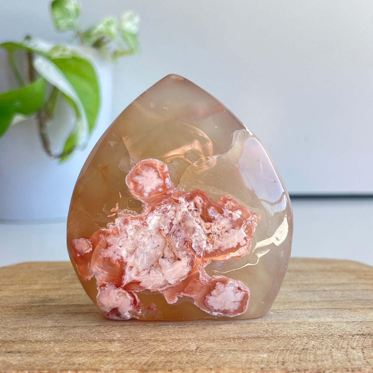 Flower Agate Flame 6.6cm