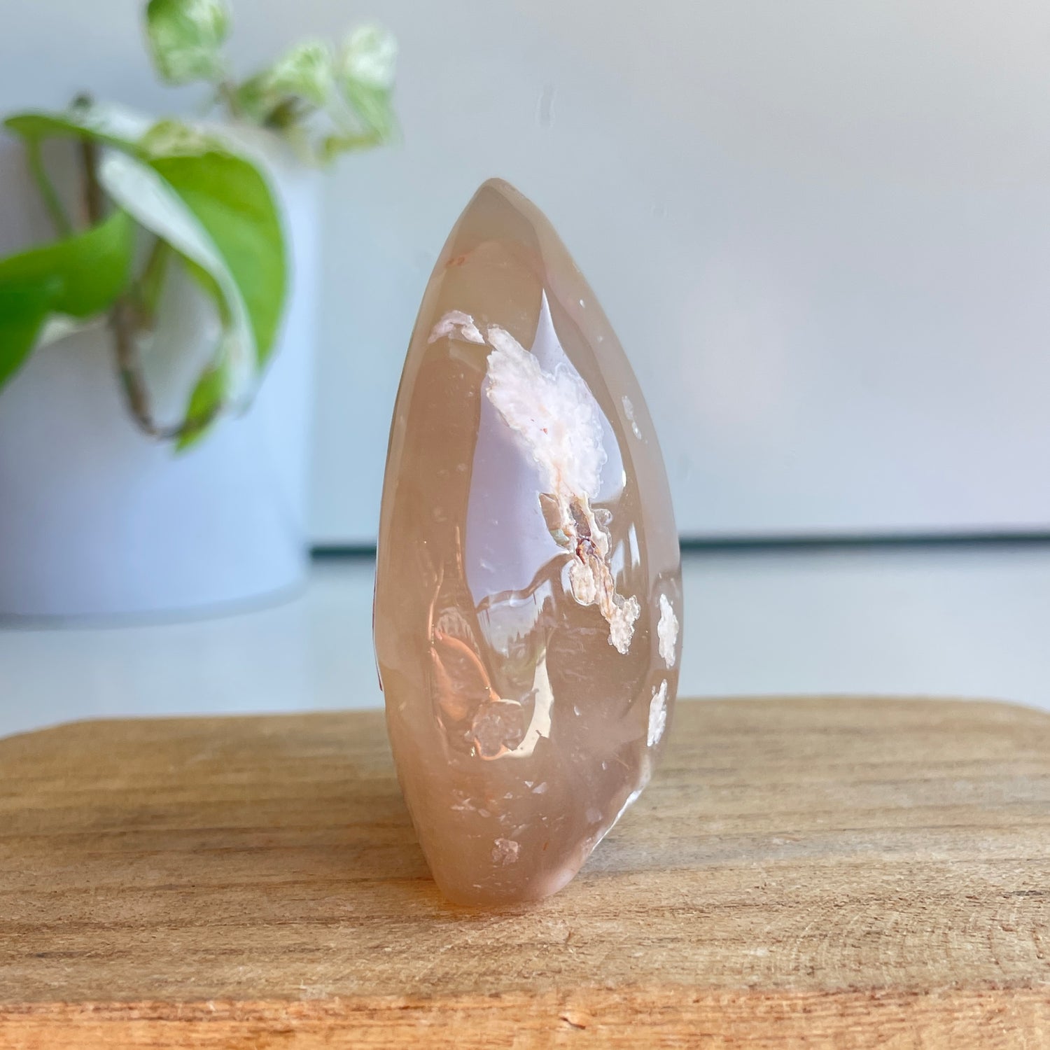 Flower Agate Flame 6.6cm