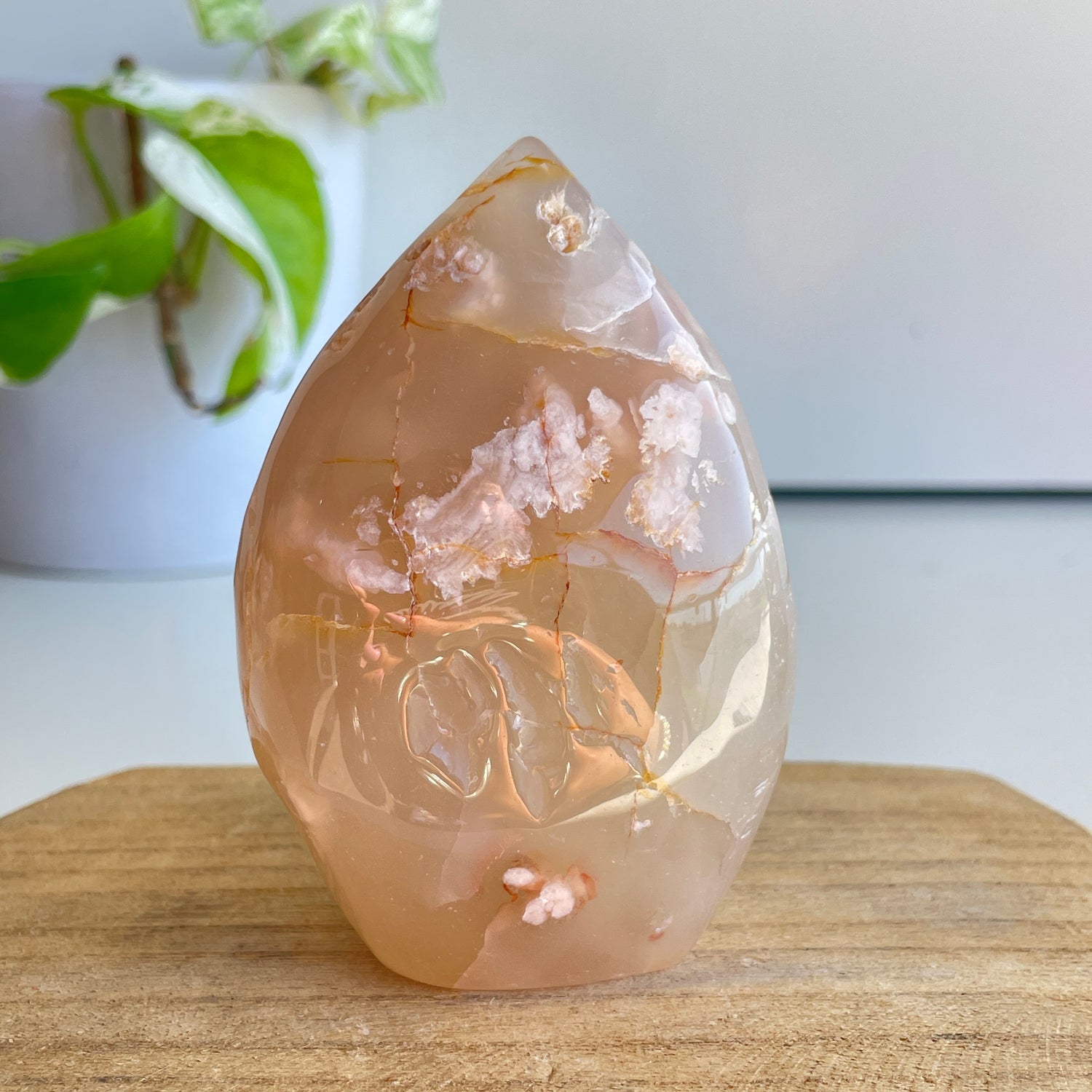 Flower Agate Flame 9cm