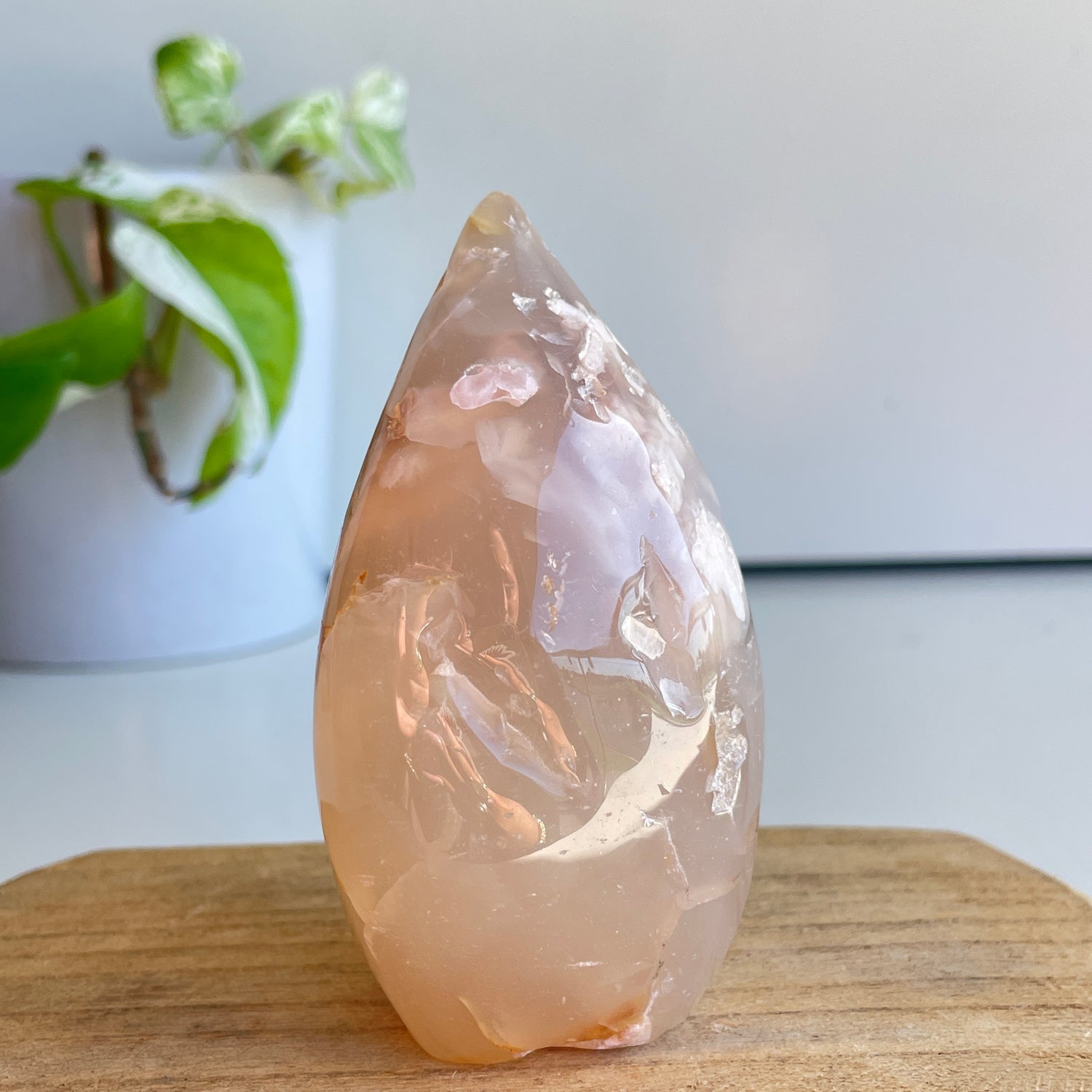 Flower Agate Flame 9cm
