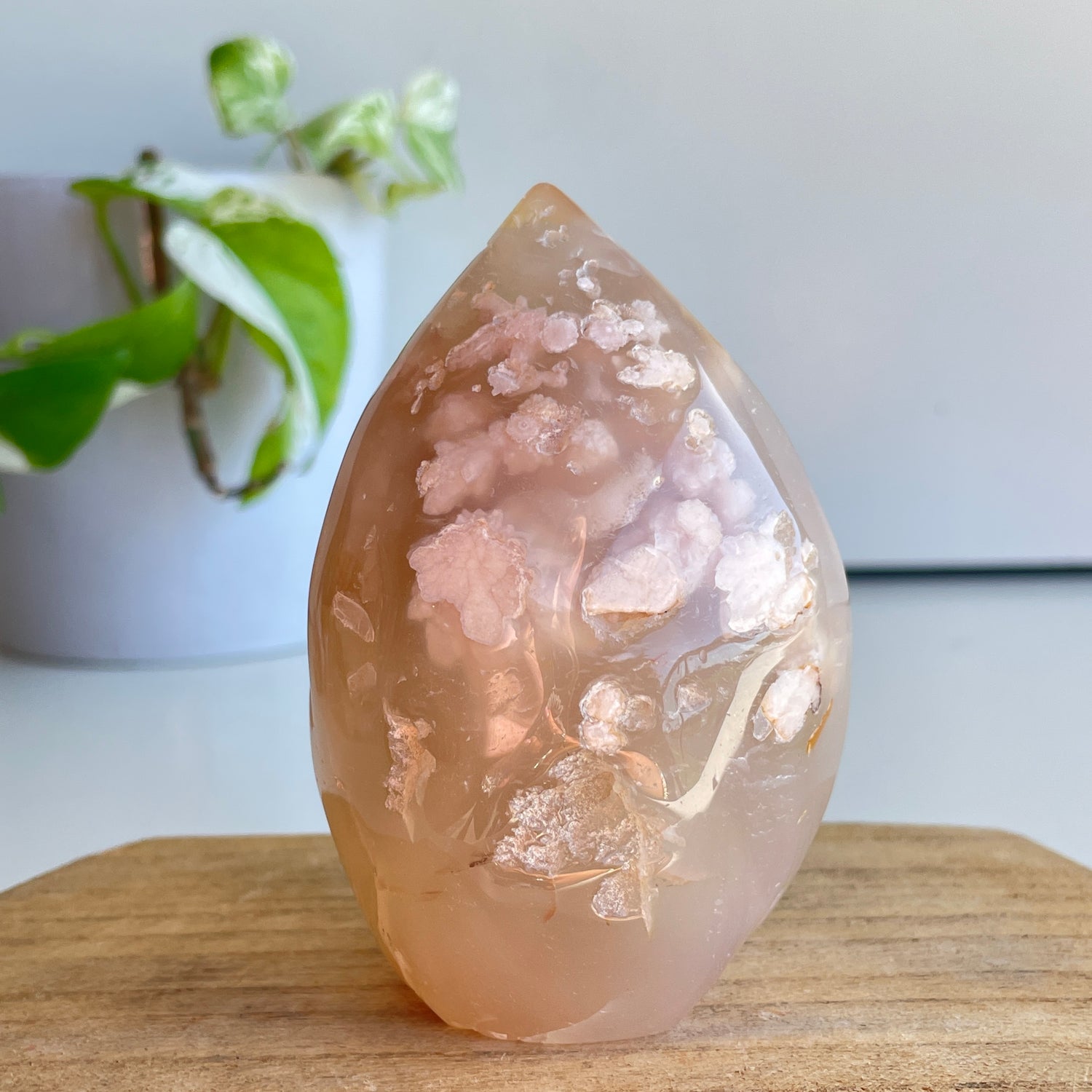 Flower Agate Flame 9cm