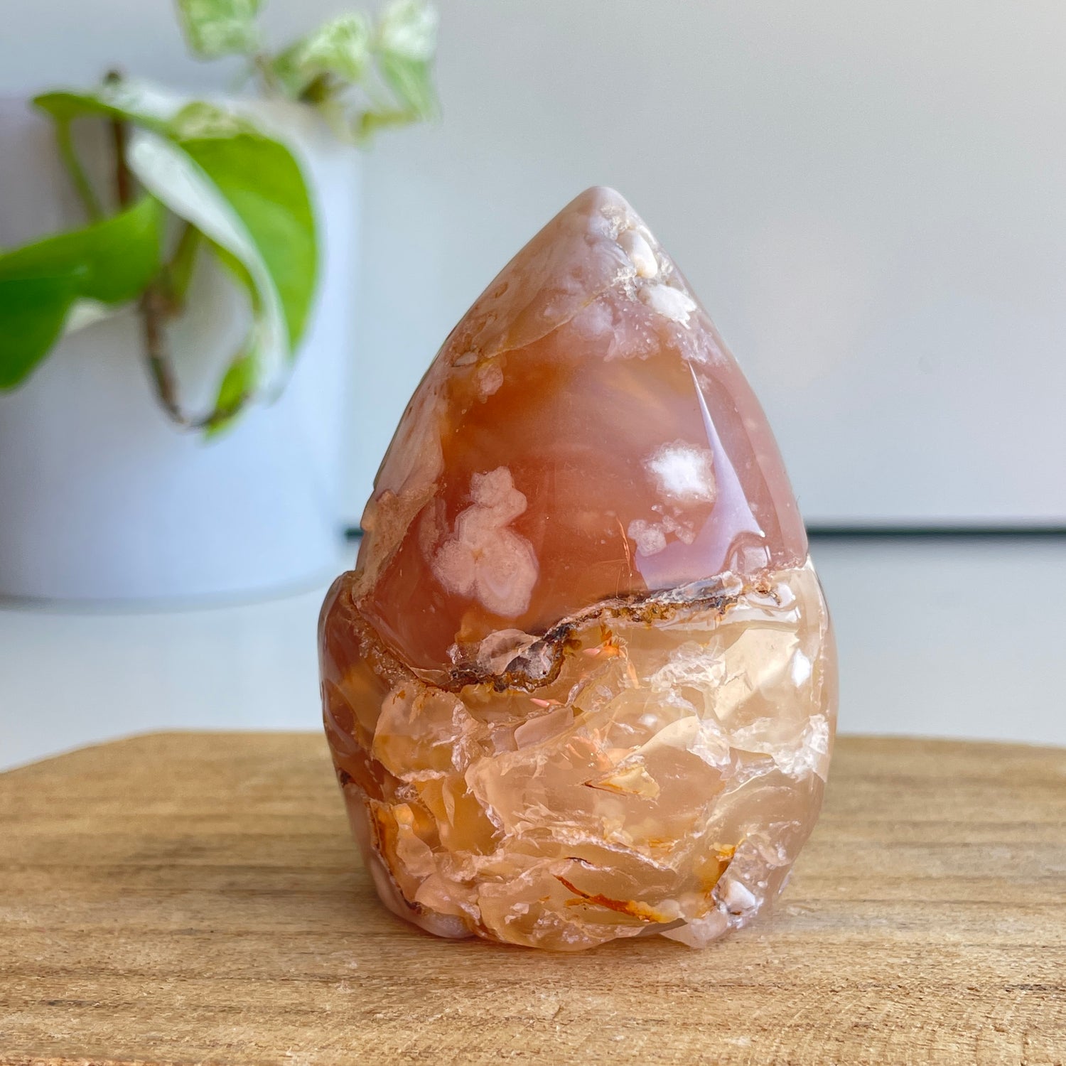 Flower Agate Flame 7.1cm