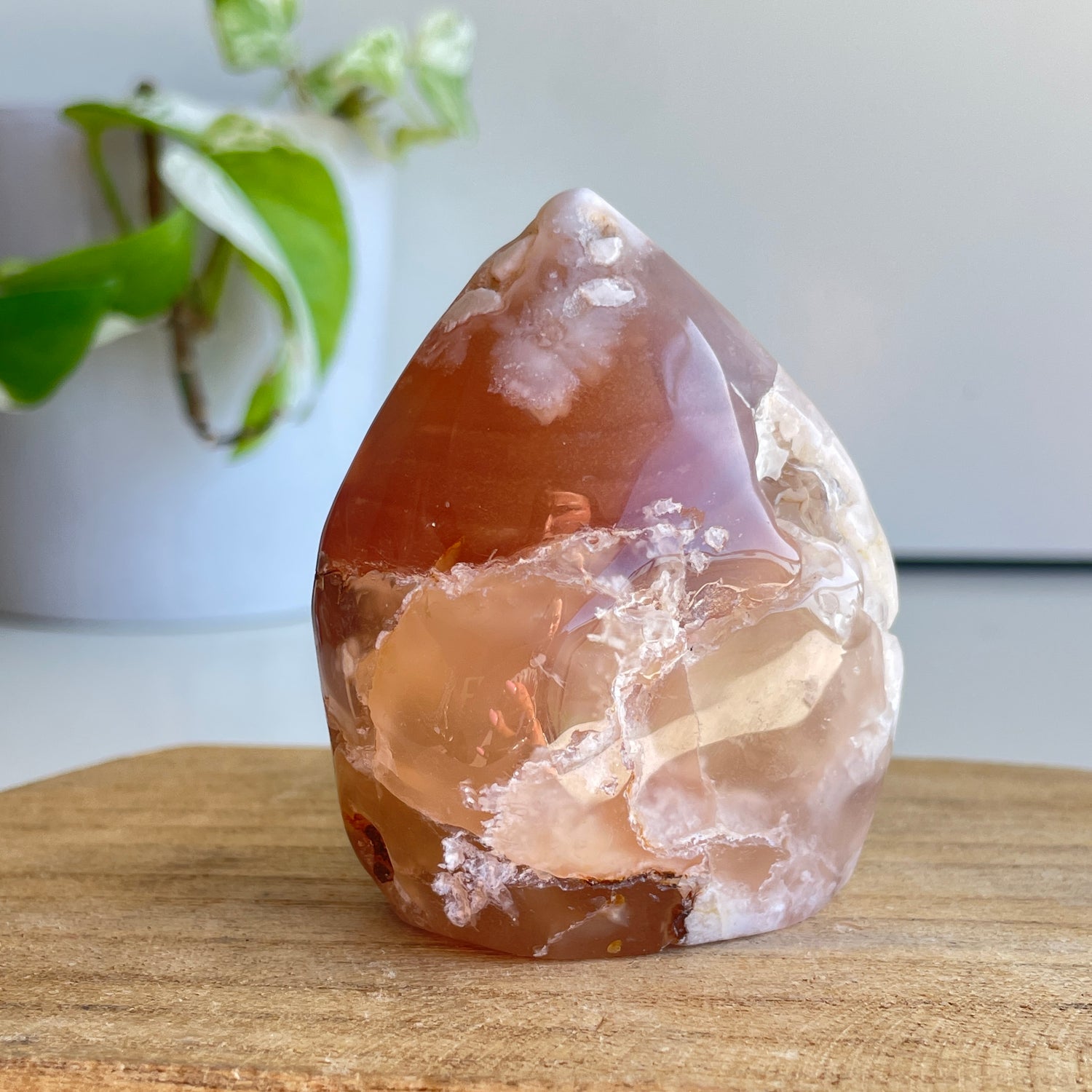 Flower Agate Flame 7.1cm