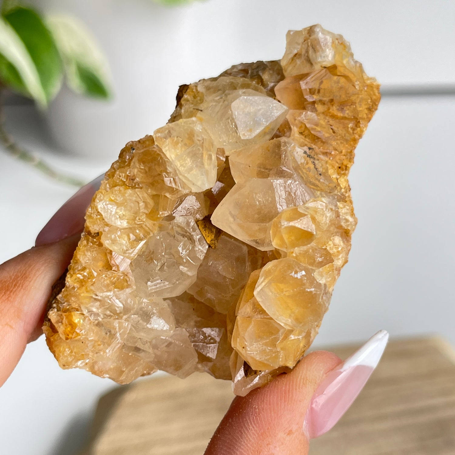 Limonite Quartz Cluster 88g