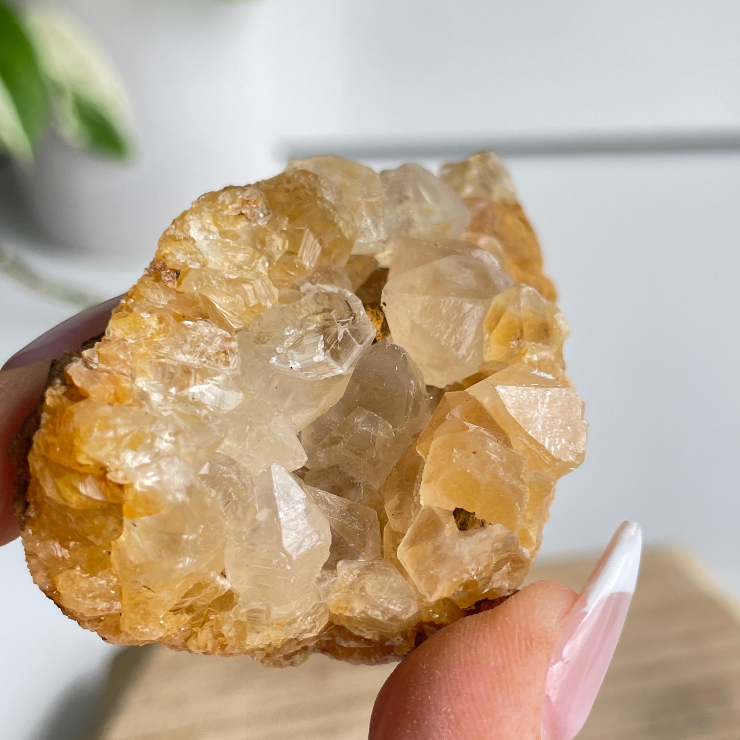Limonite Quartz Cluster 88g