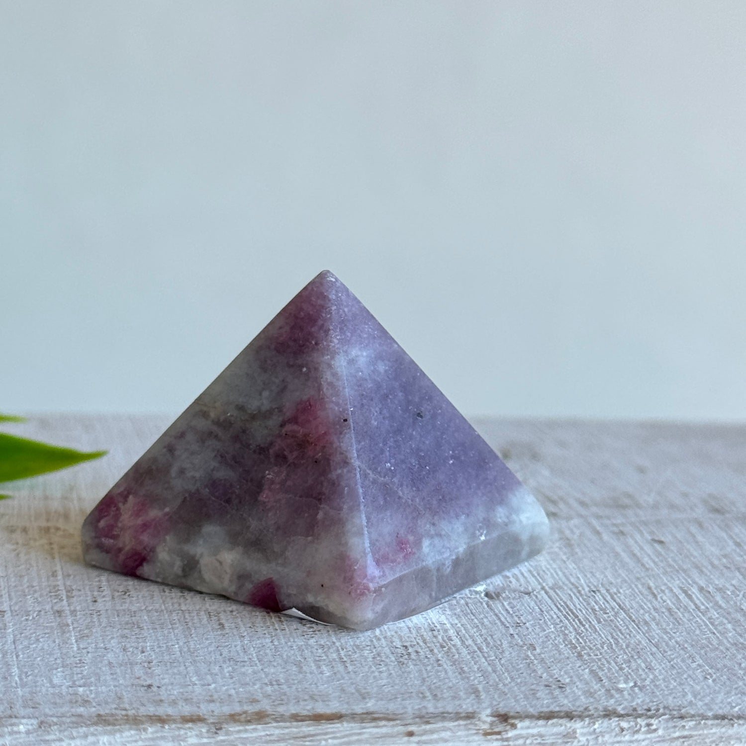 Pink Tourmaline Pyramid 3cm
