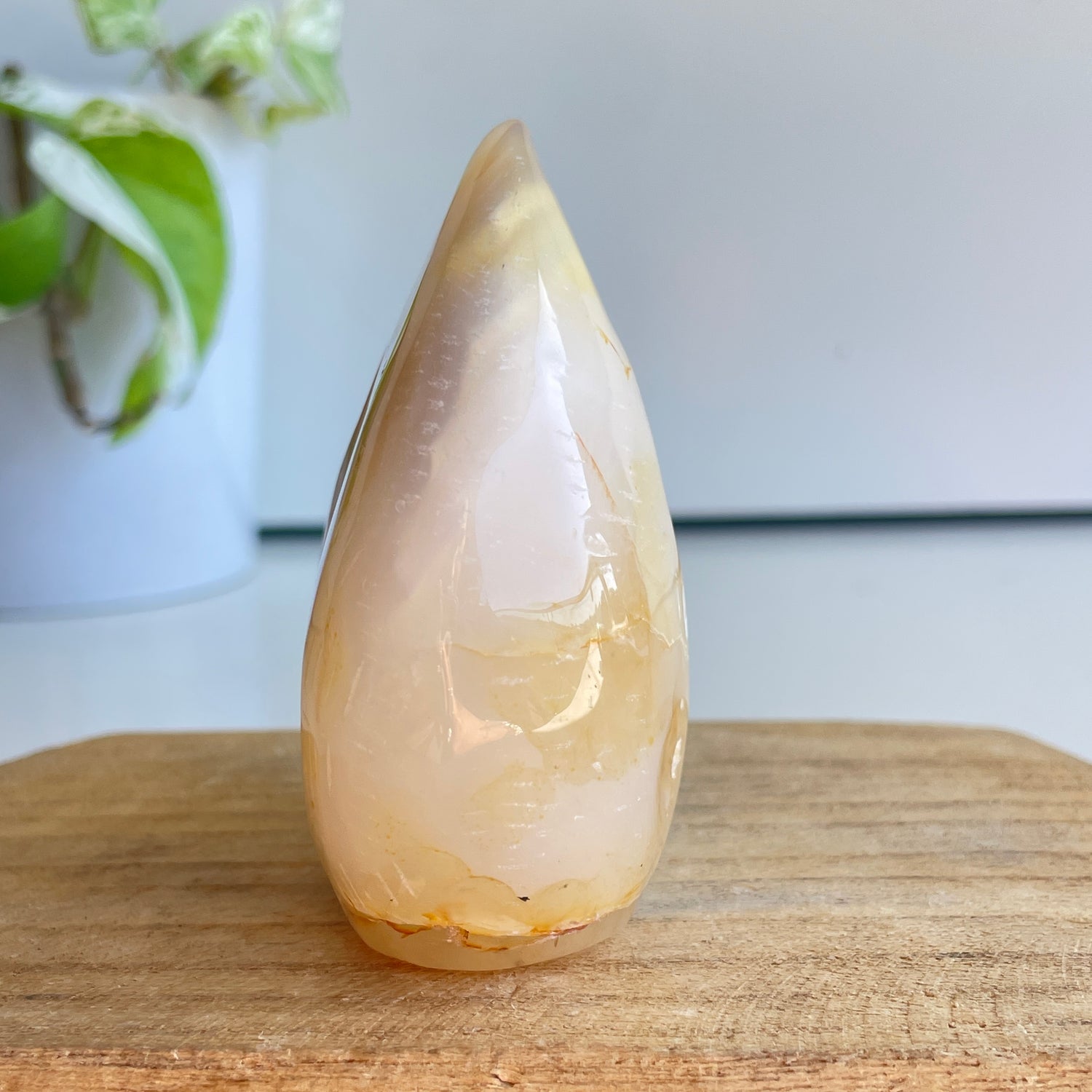 Flower Agate Flame 7.8cm