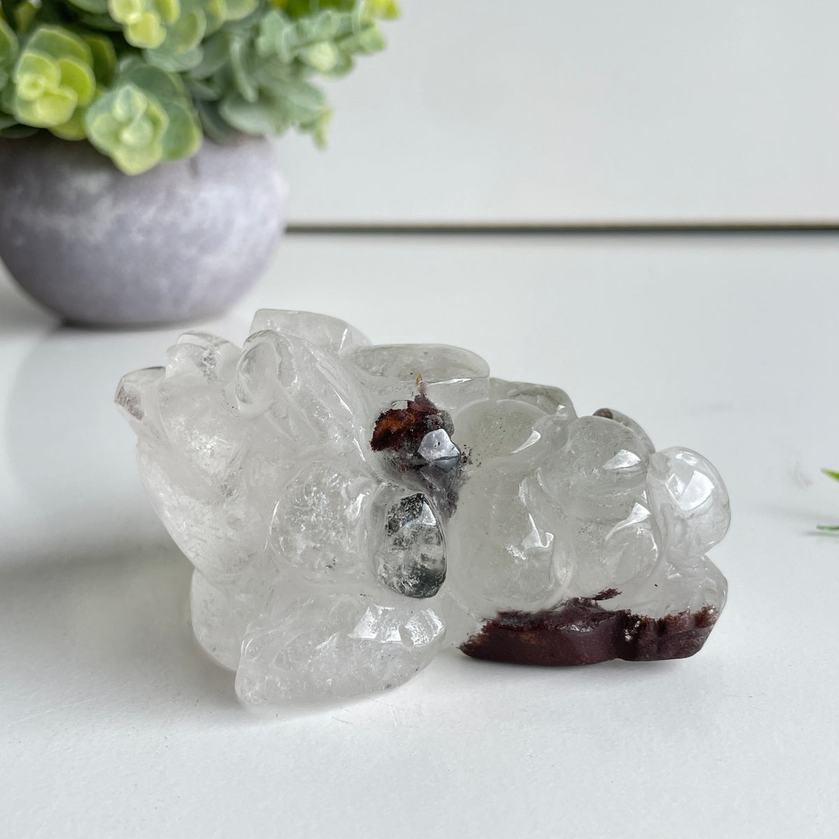 Lodolite Money Frog 8.6cm