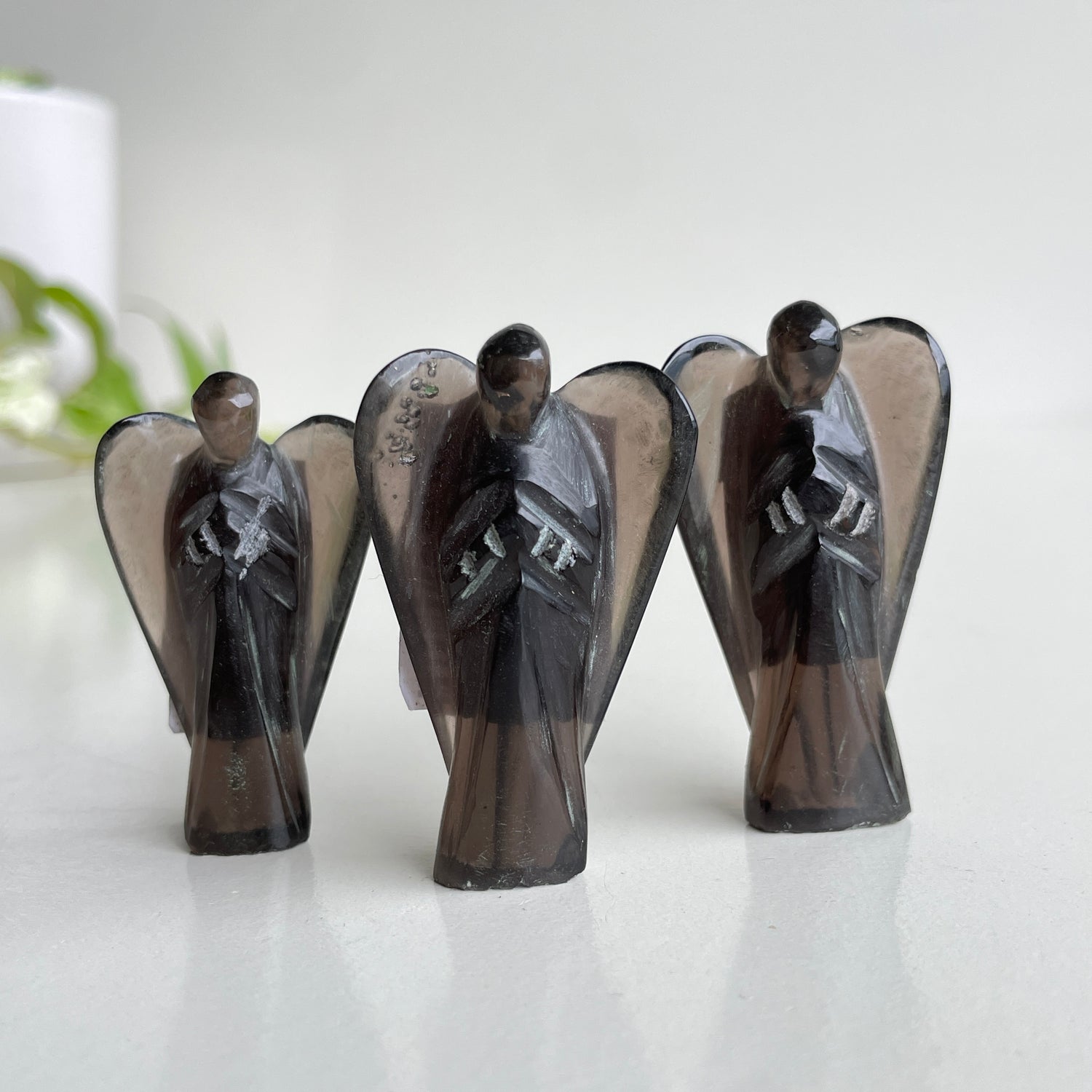 Smoky Quartz Angel 5cm