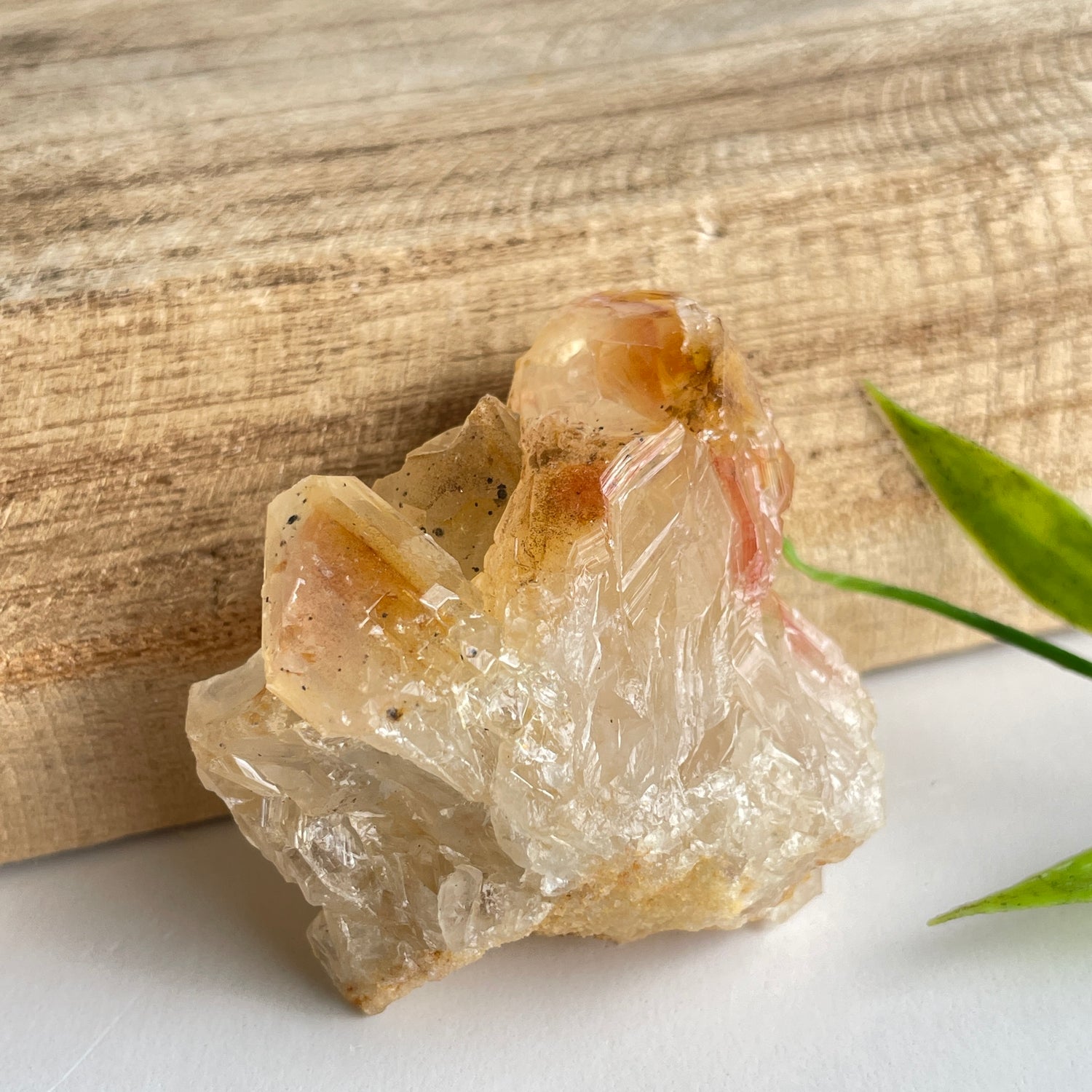 Limonite Quartz Cluster 36g