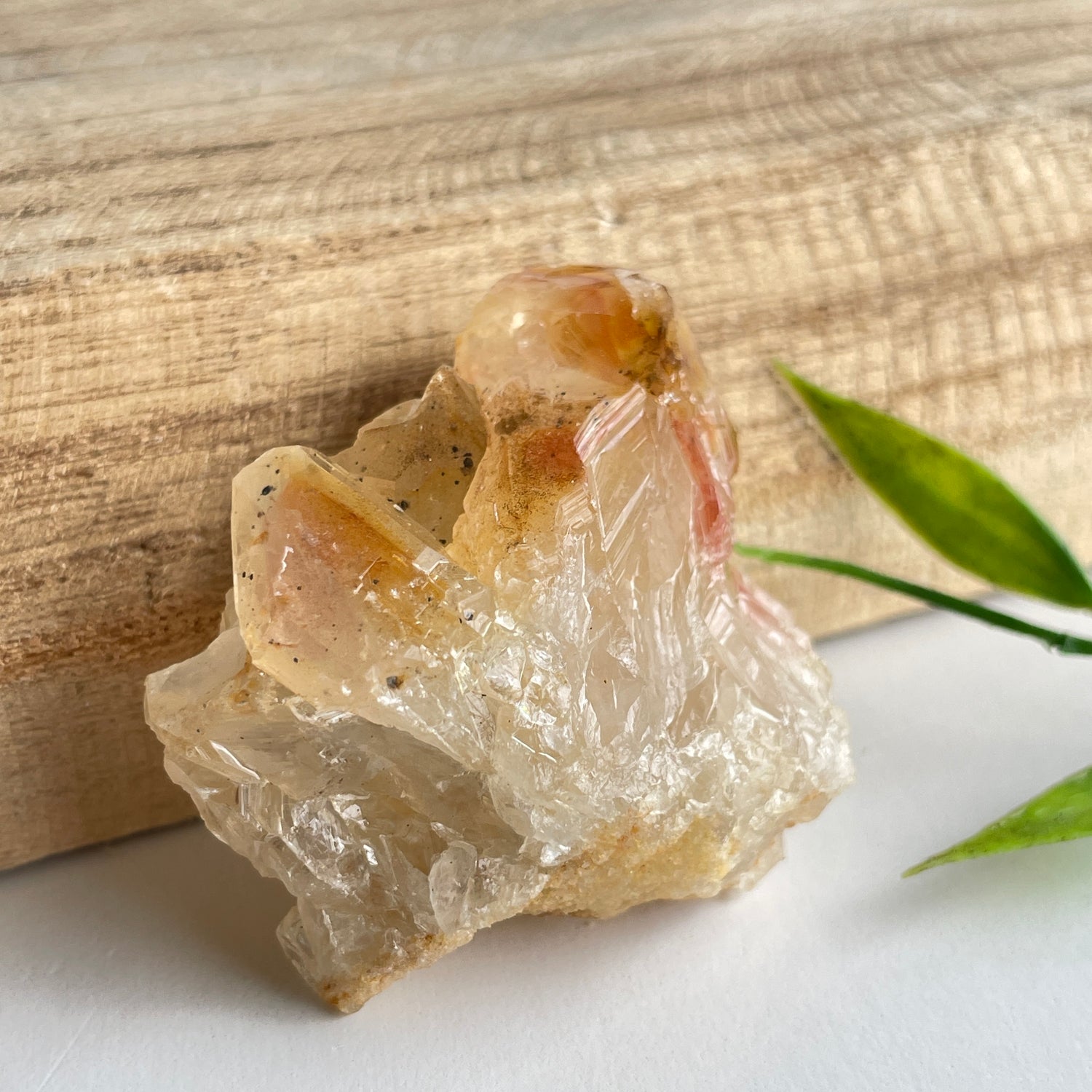 Limonite Quartz Cluster 36g