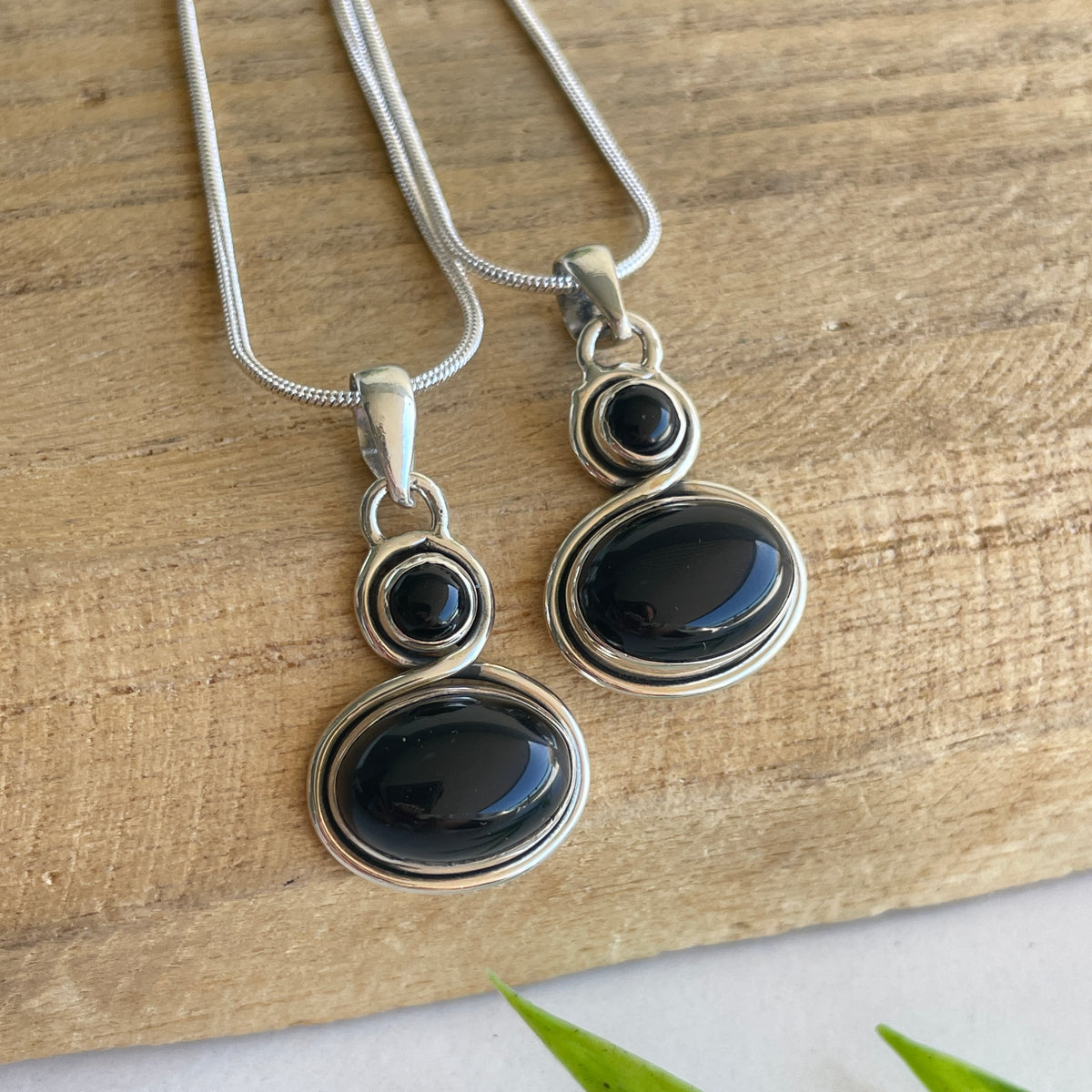Black Onyx Oval Pendant