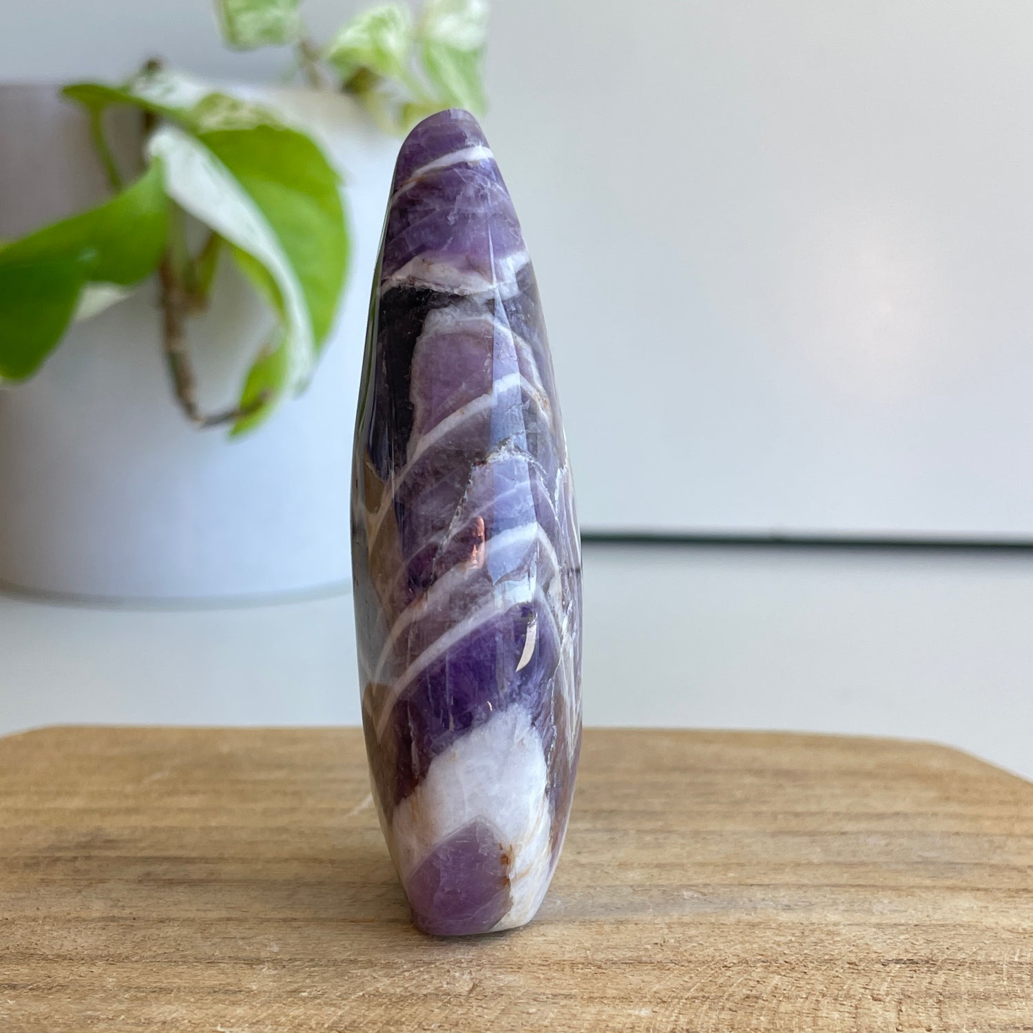 Chevron Amethyst Flame 8.1cm