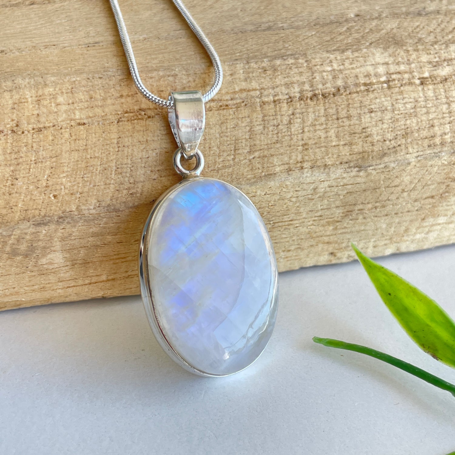 Moonstone Oval Pendant