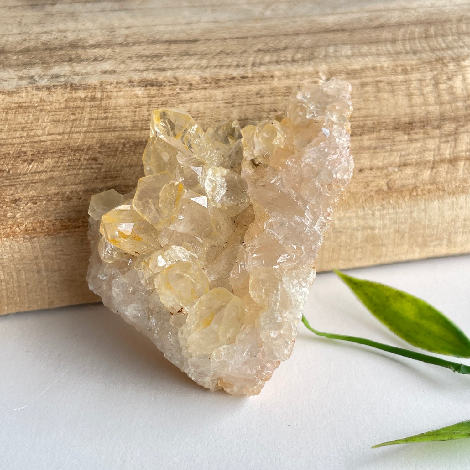 Limonite Quartz Cluster 28g