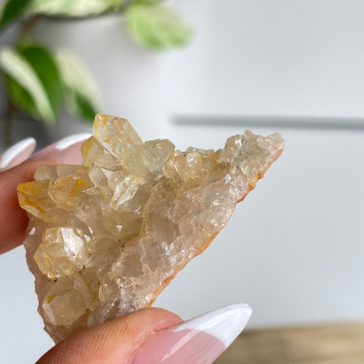 Limonite Quartz Cluster 28g