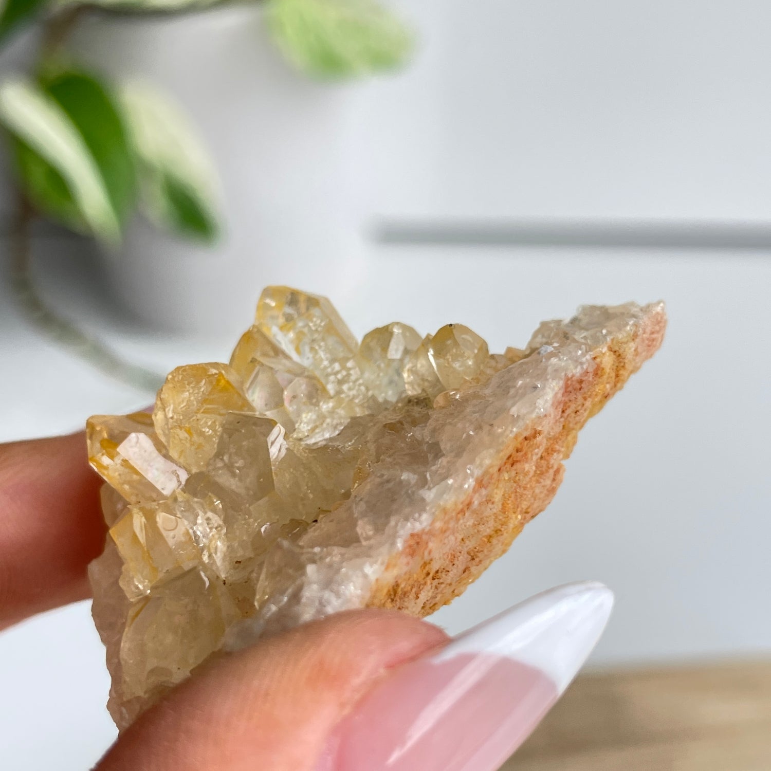 Limonite Quartz Cluster 28g