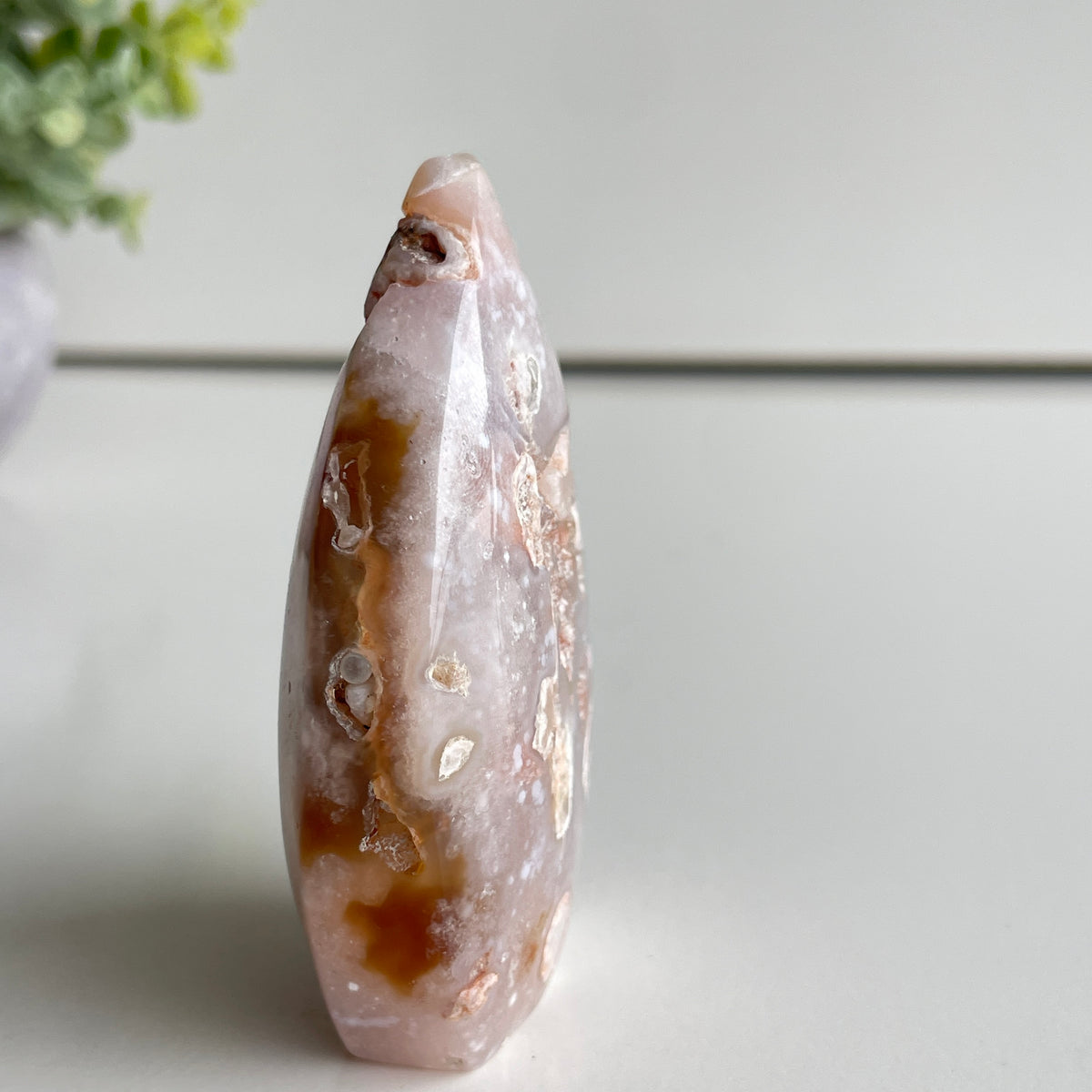 Flower Agate Flame 7.7cm