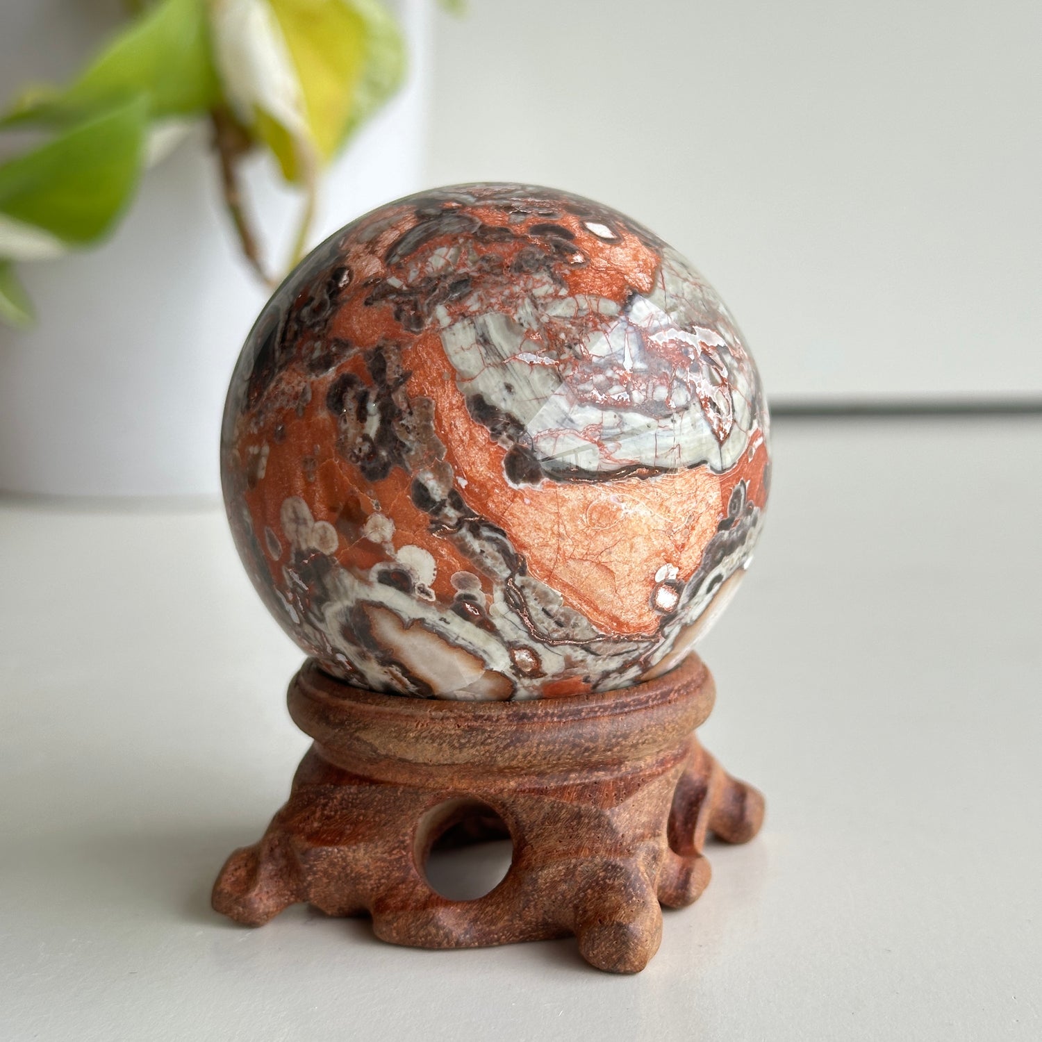 Money Agate Sphere 6.1cm