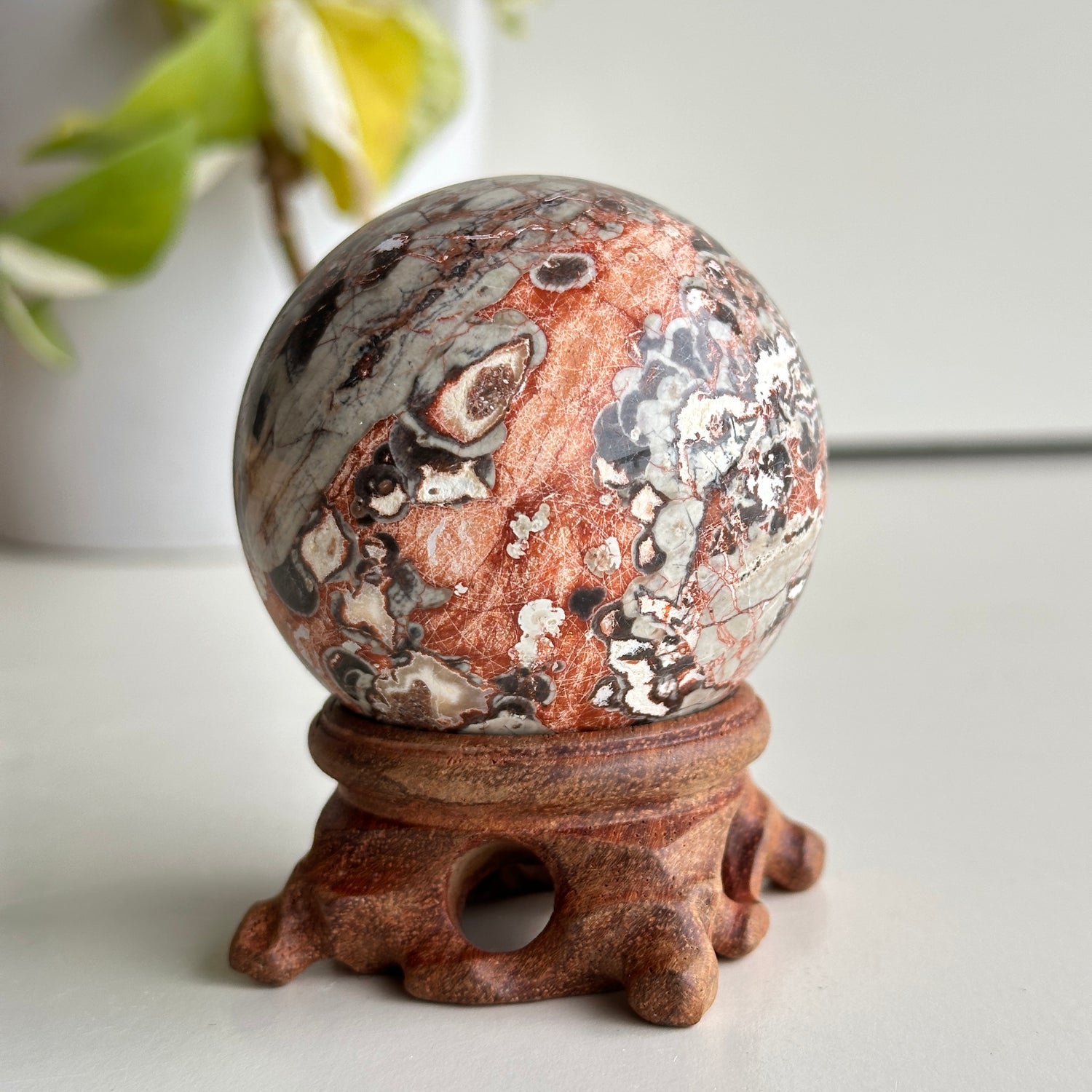 Money Agate Sphere 6.1cm