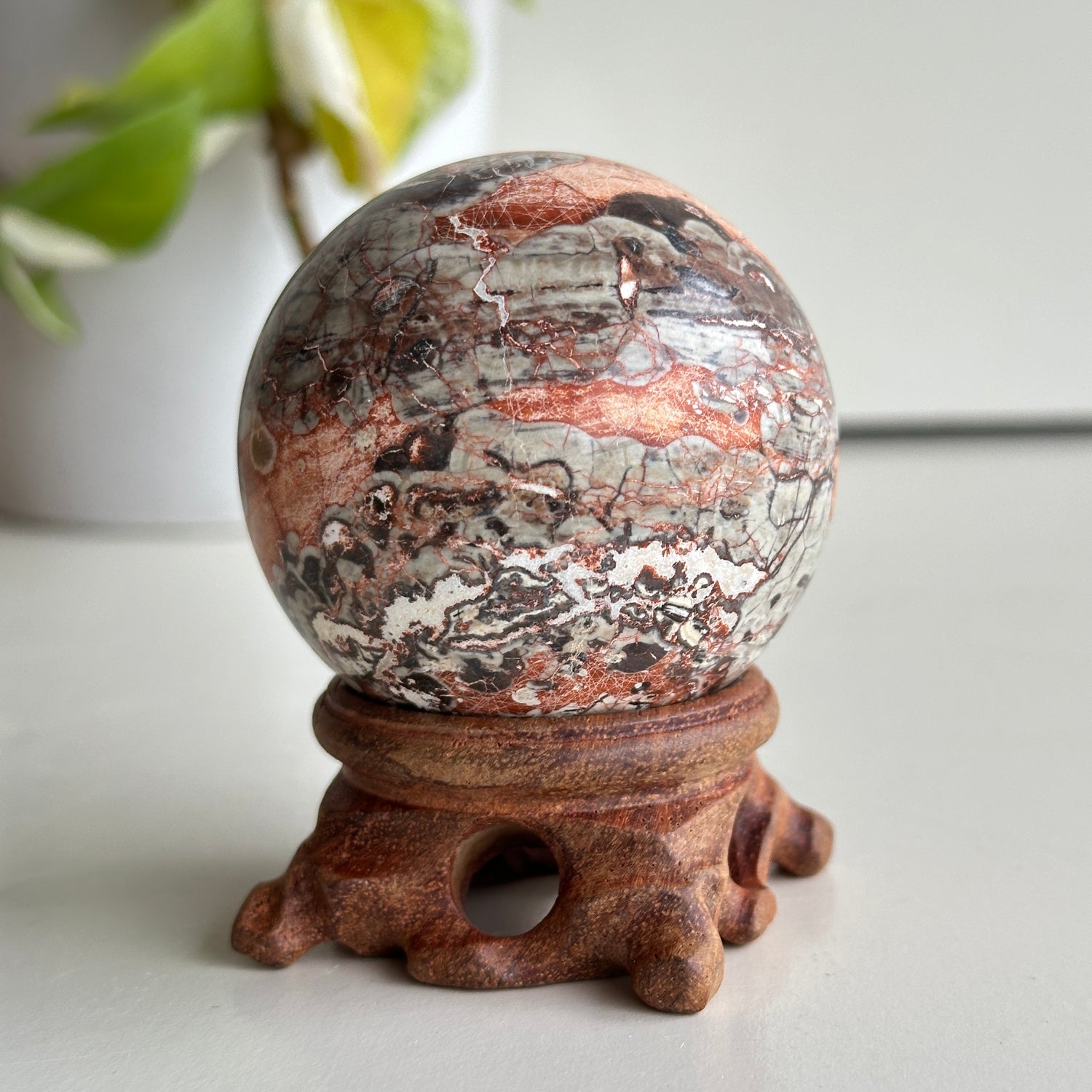 Money Agate Sphere 6.1cm