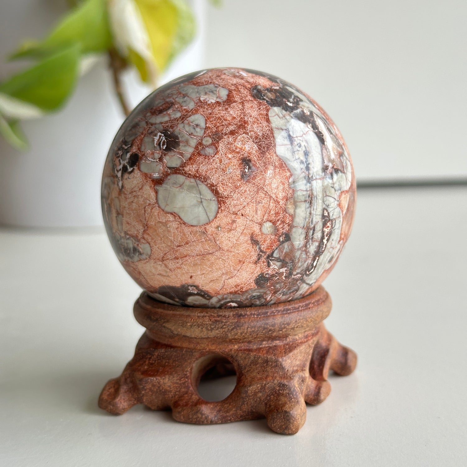 Money Agate Sphere 6.1cm