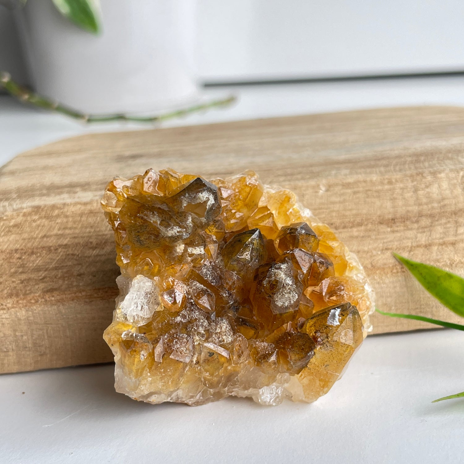 Limonite Quartz Cluster 60g