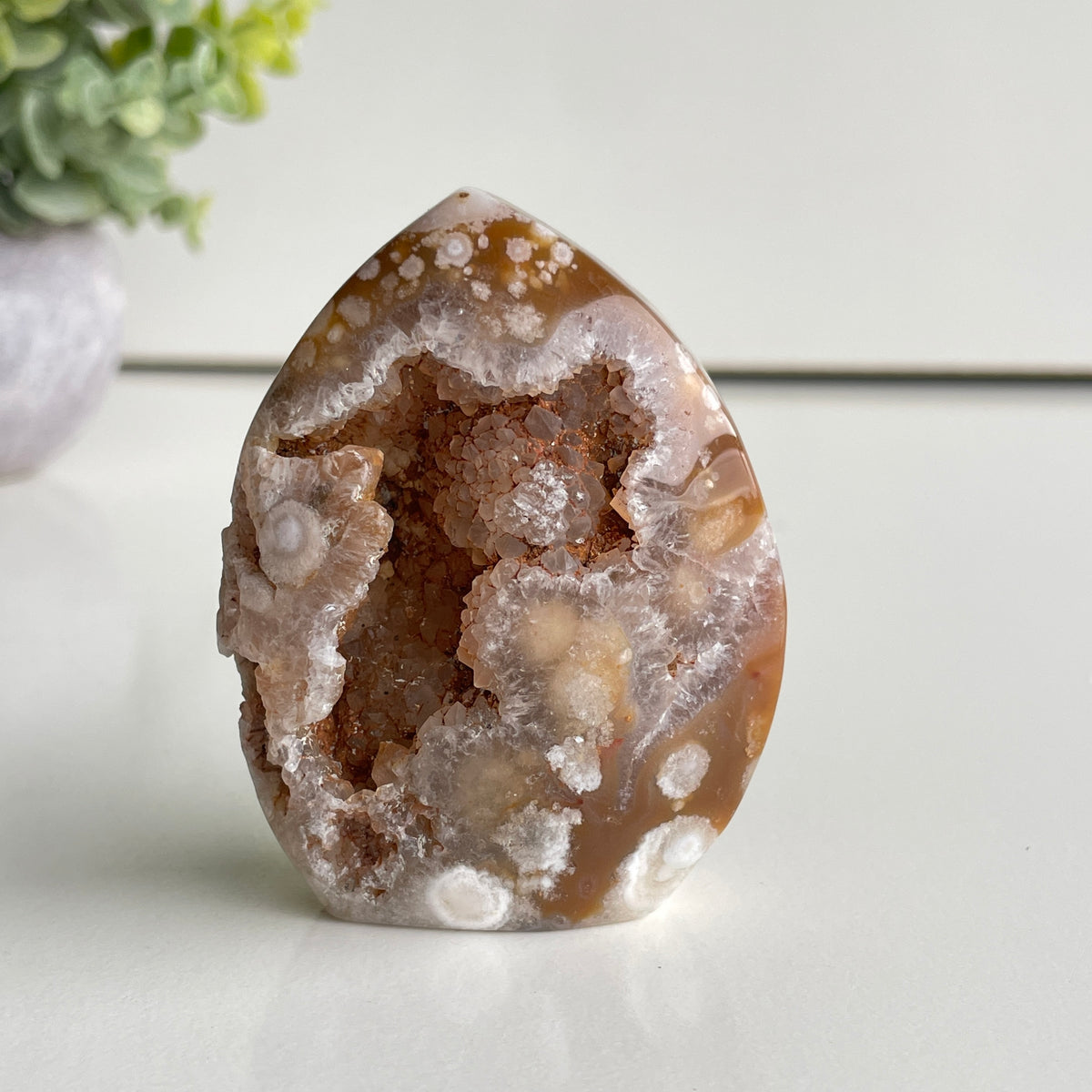 Flower Agate Flame 7cm
