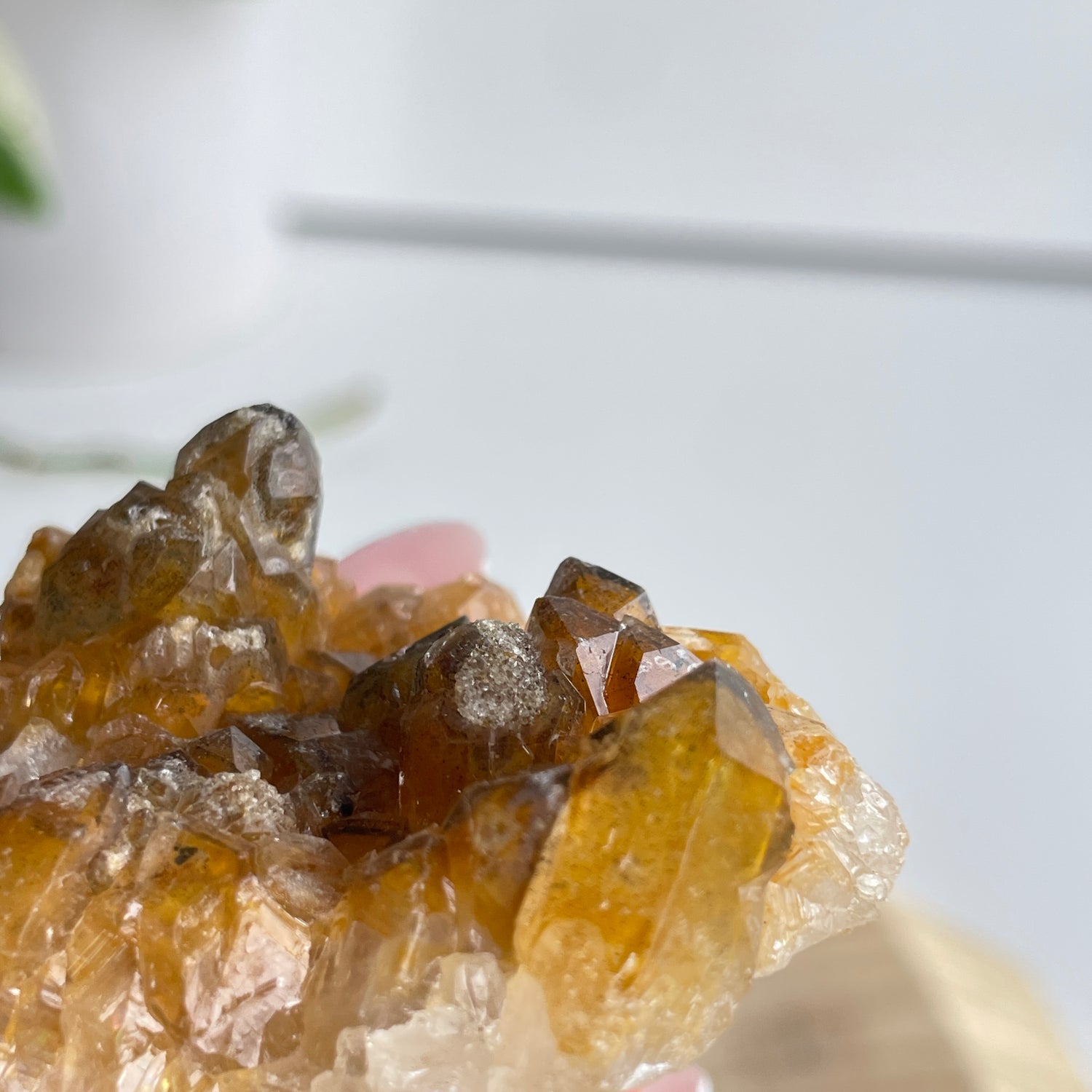 Limonite Quartz Cluster 60g