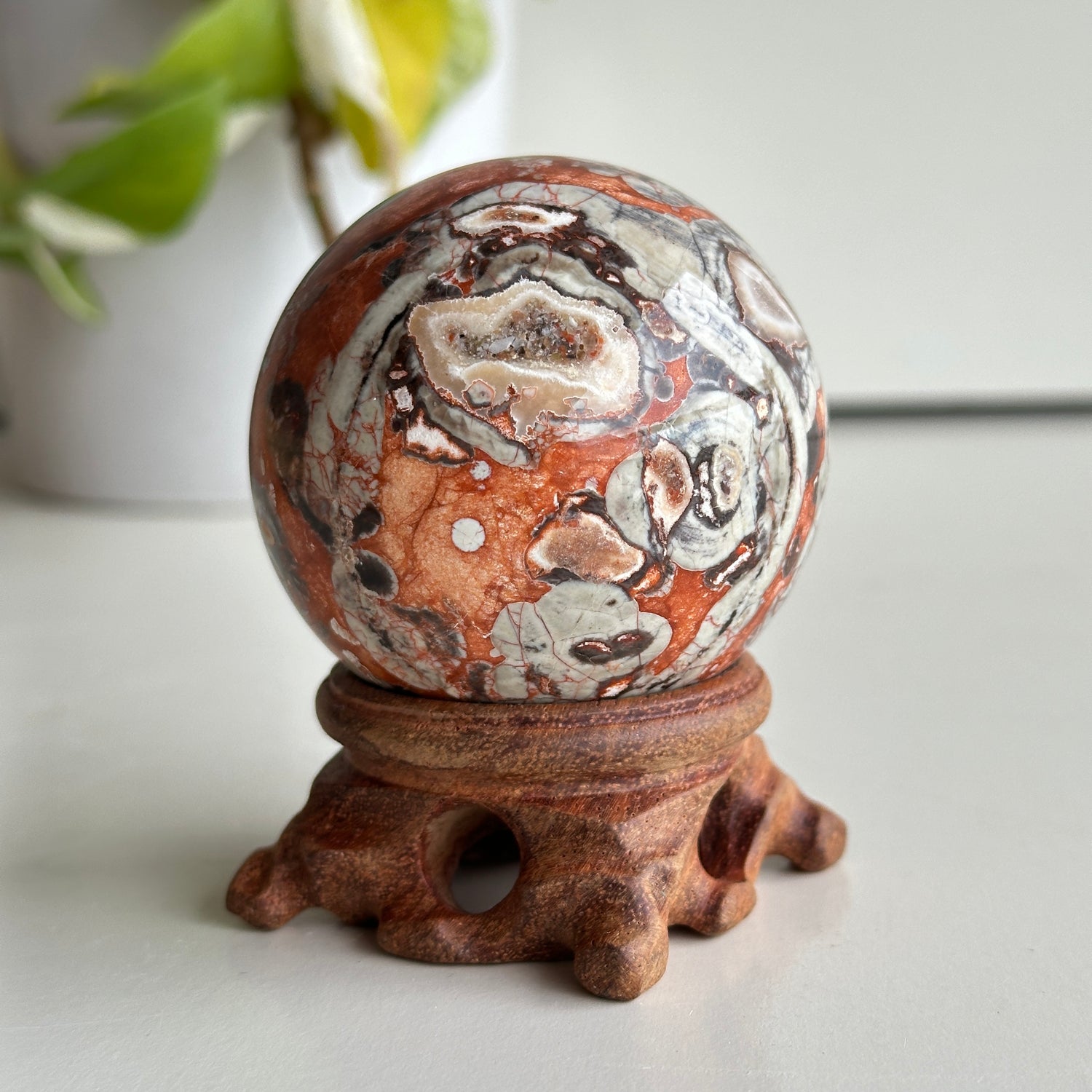 Money Agate Sphere 6.1cm