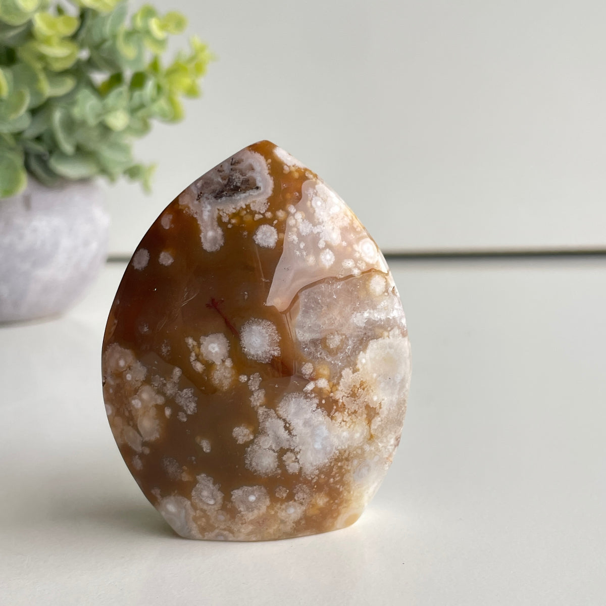 Flower Agate Flame 7cm