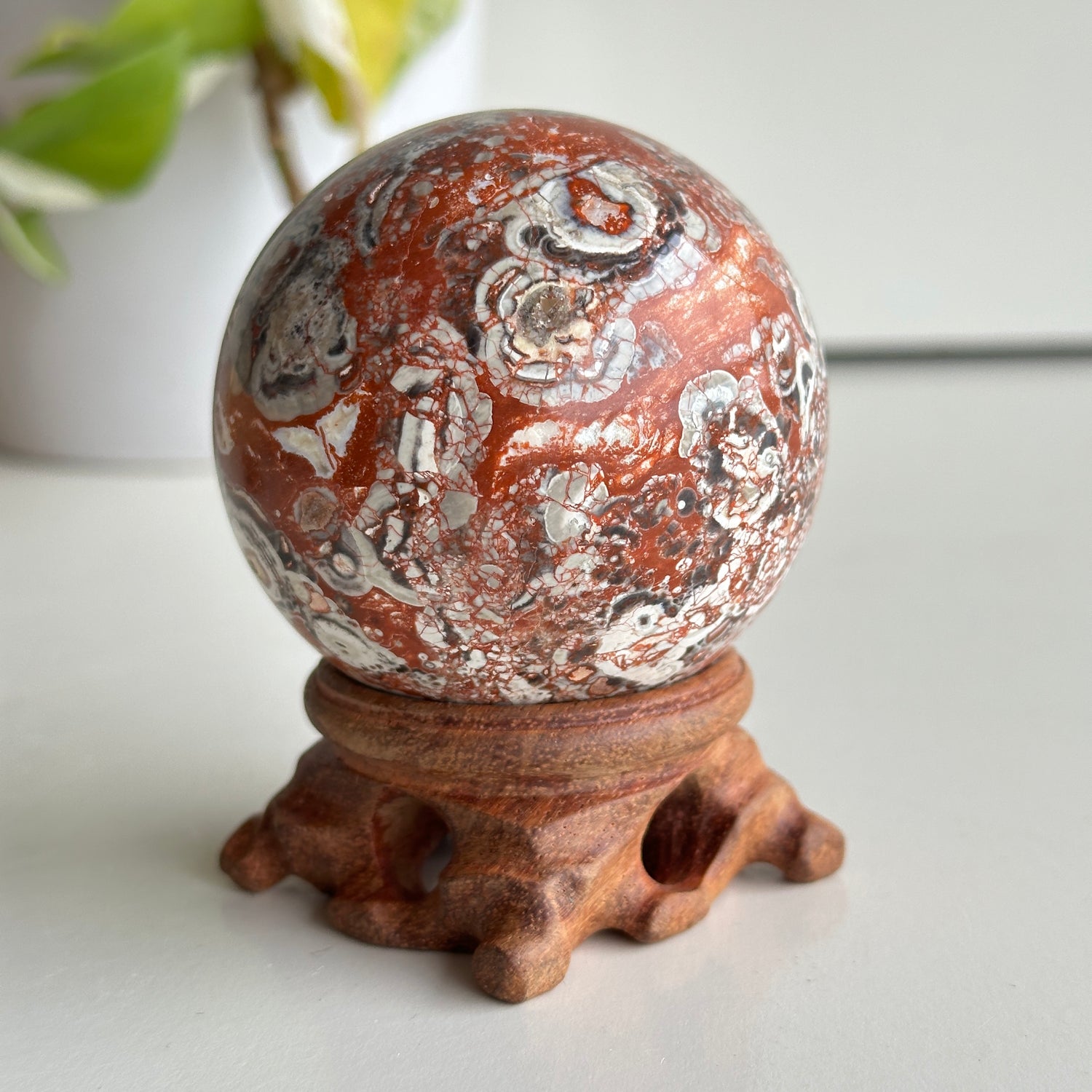 Money Agate Sphere 6.5cm