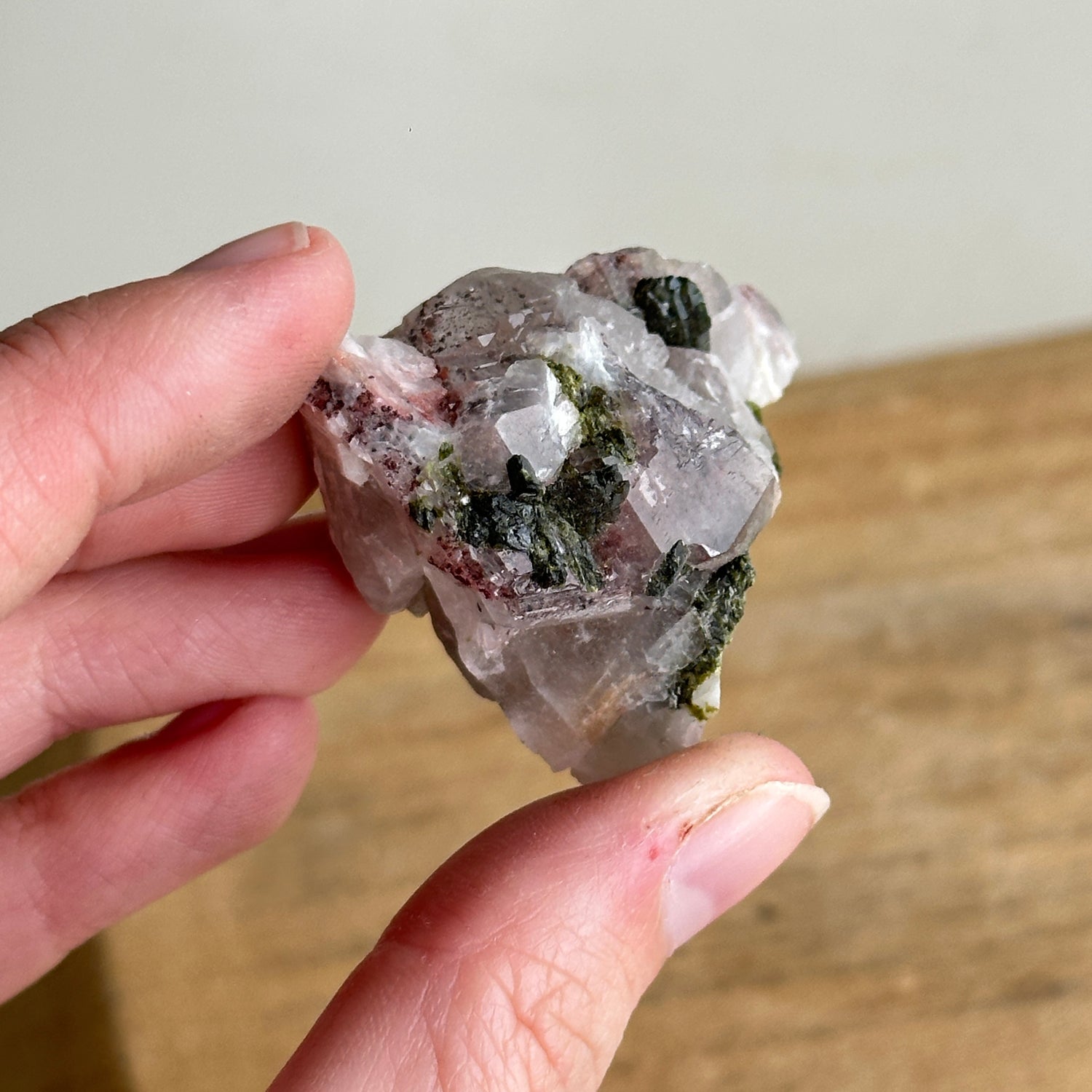 Epidote & Quartz Cluster 32g