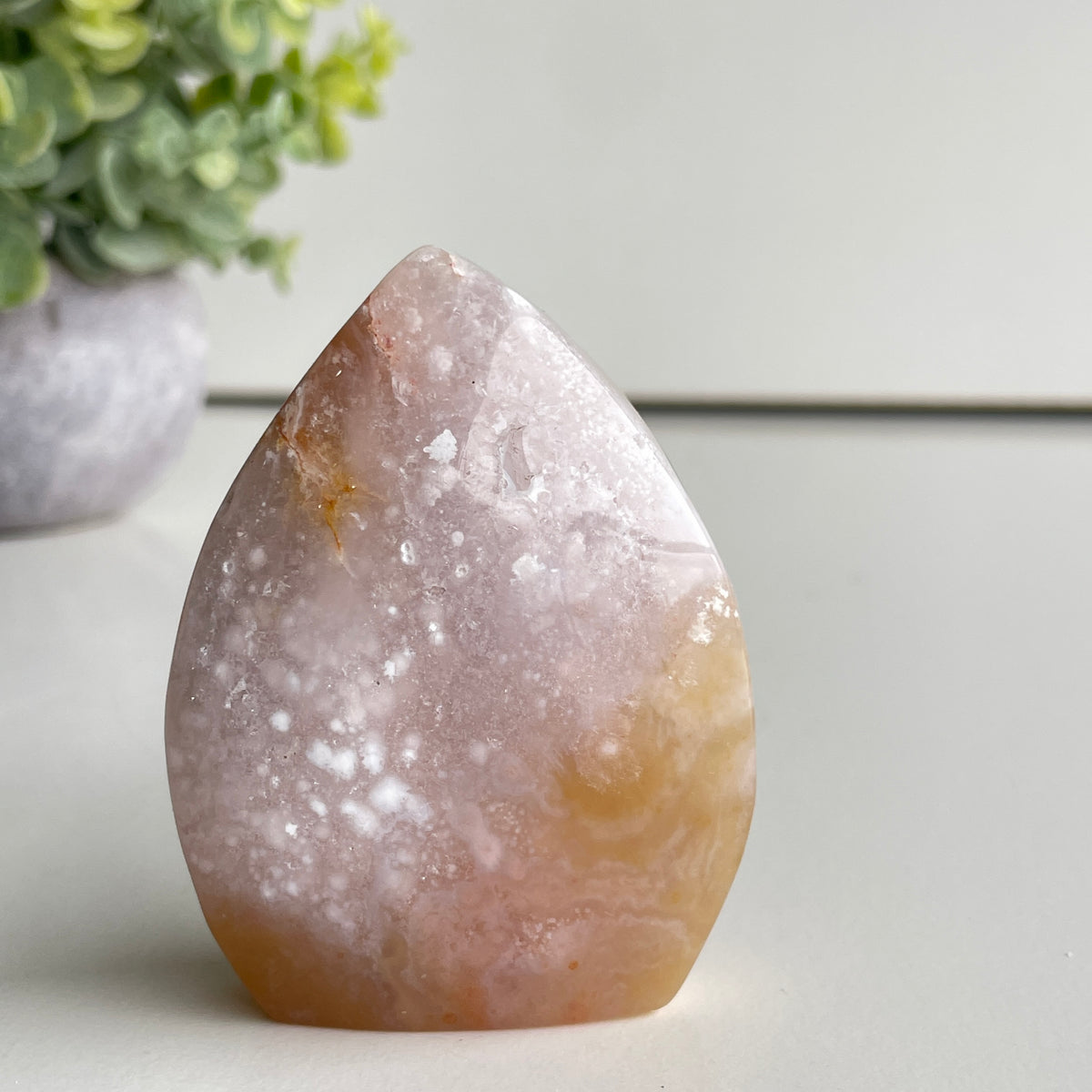 Flower Agate Flame 7.2cm