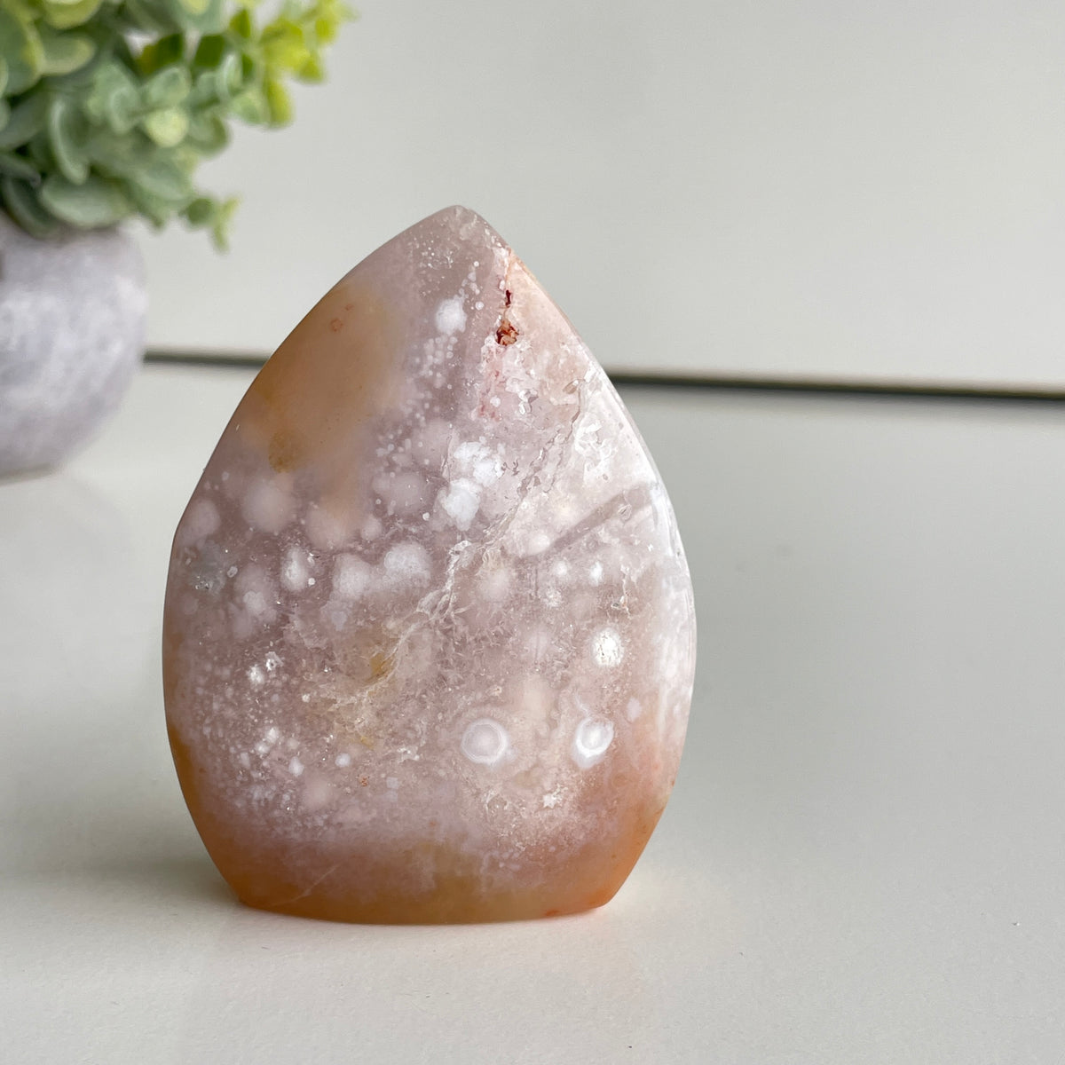 Flower Agate Flame 7.2cm