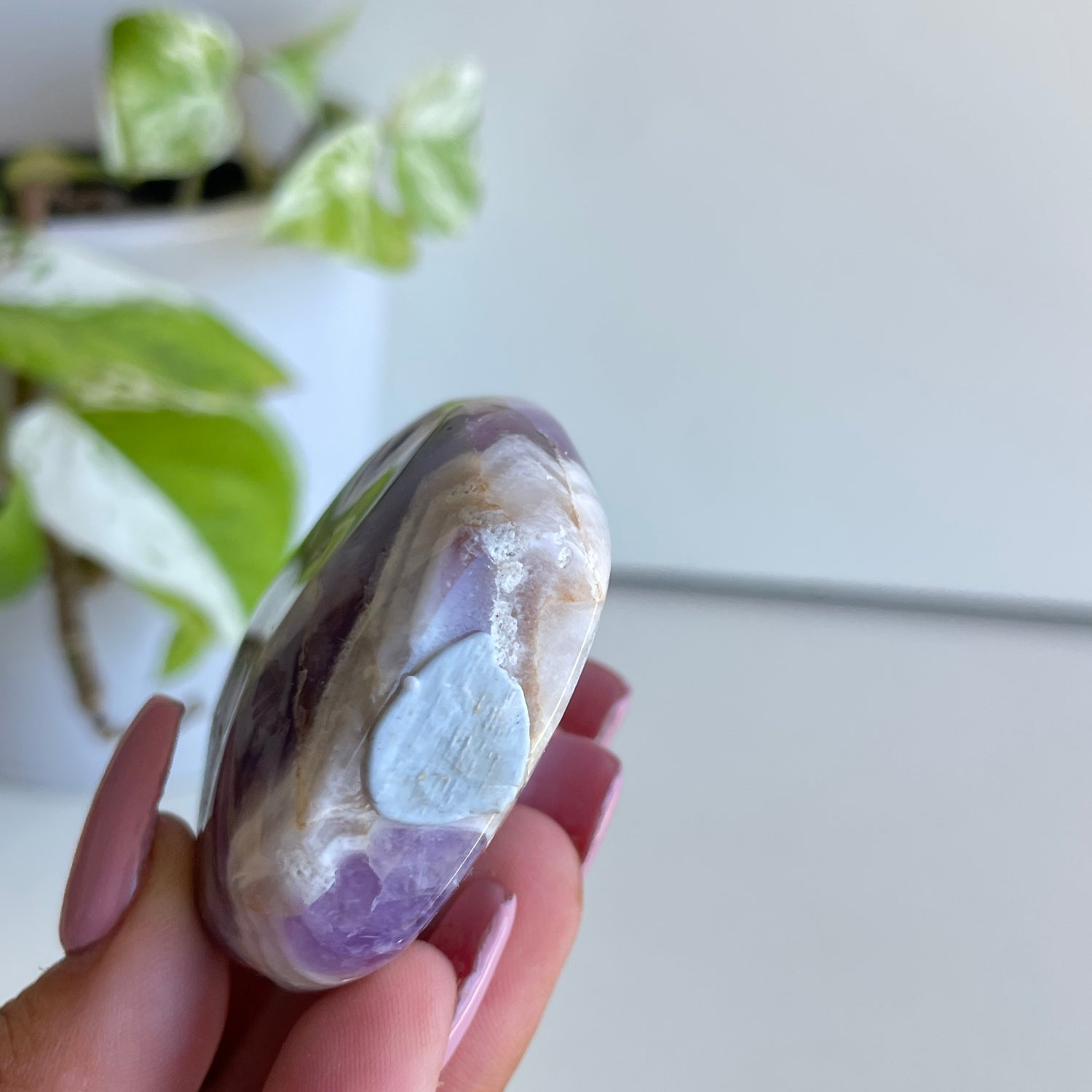 Chevron Amethyst Flame 8.3cm
