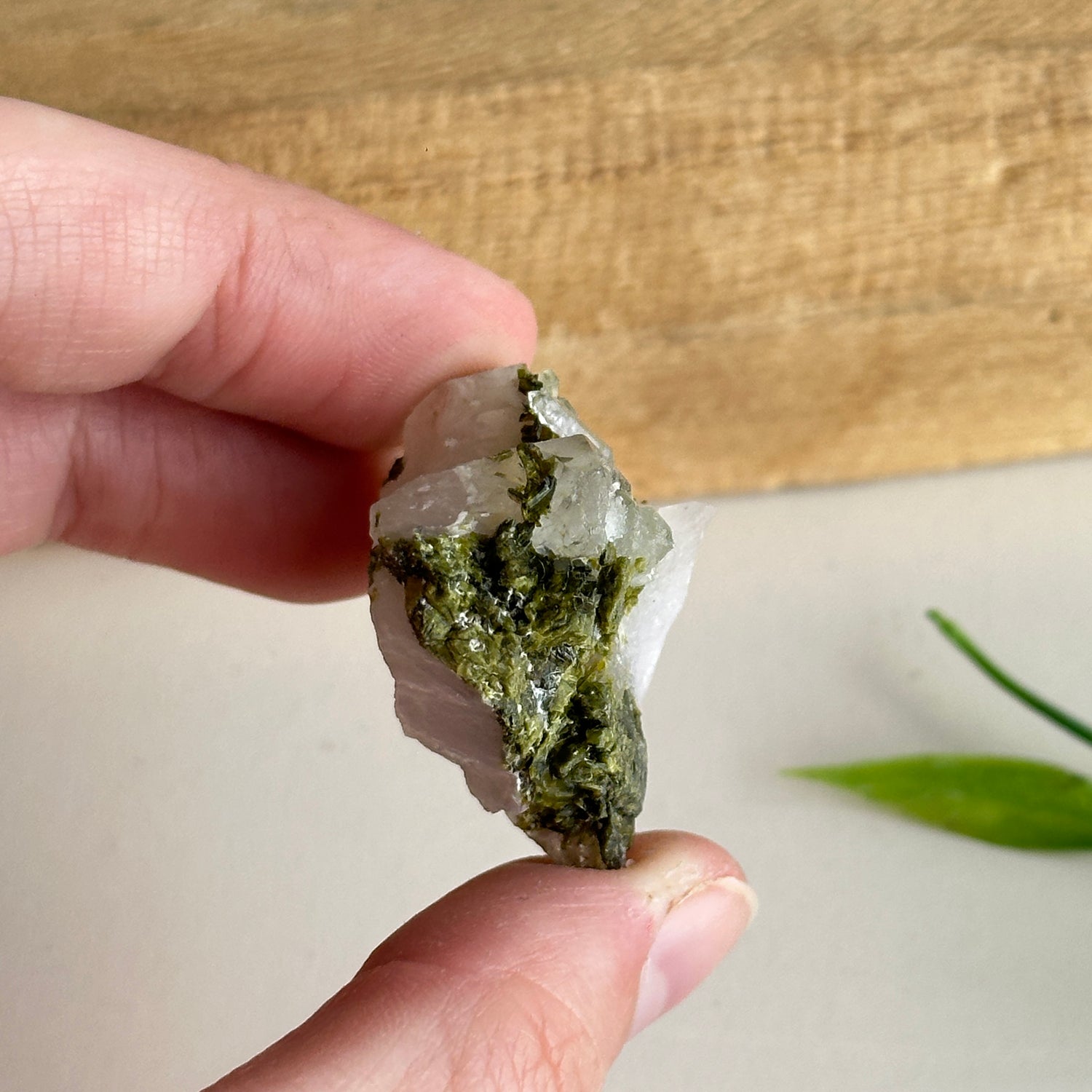 Epidote & Quartz Cluster 16g