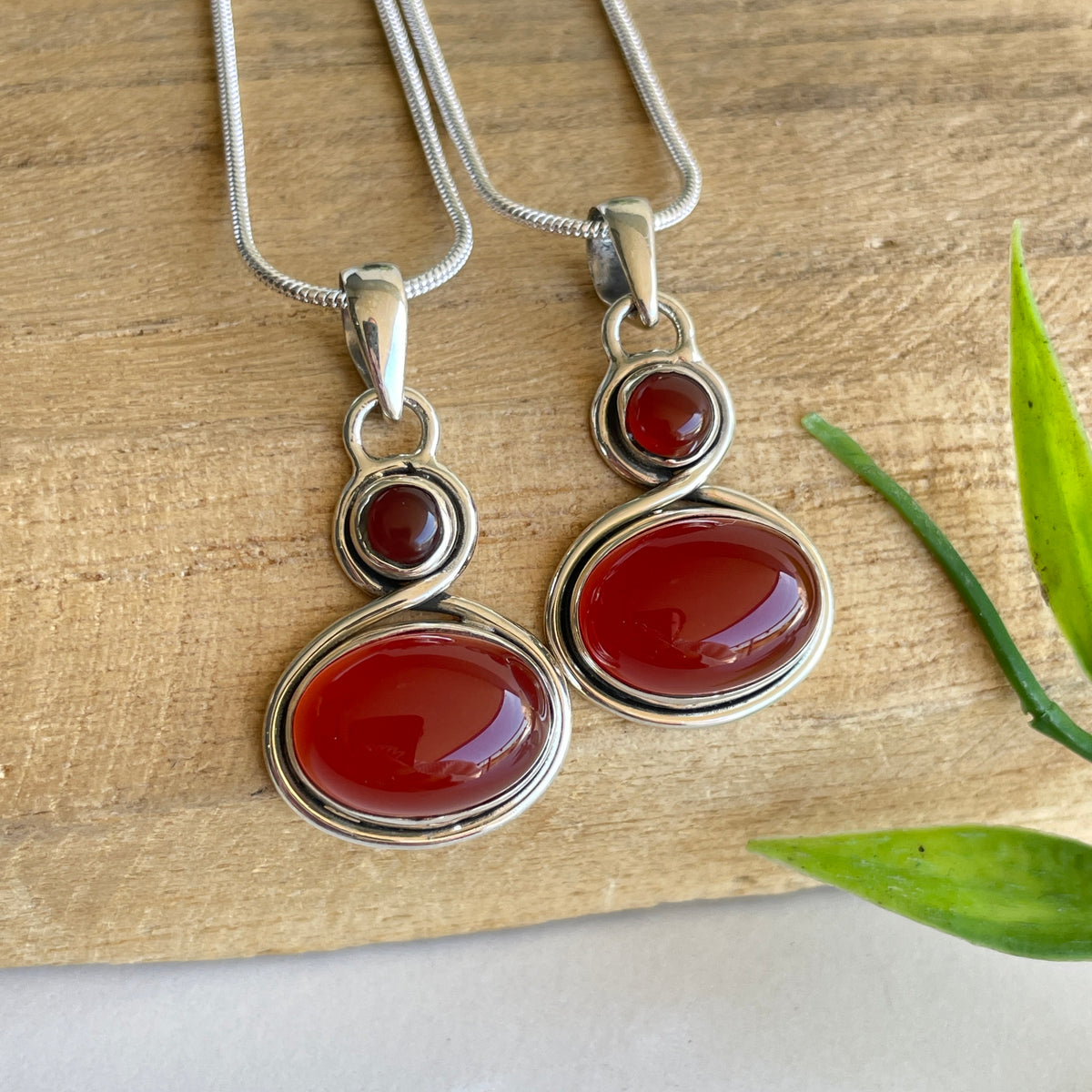 Carnelian Oval Pendant