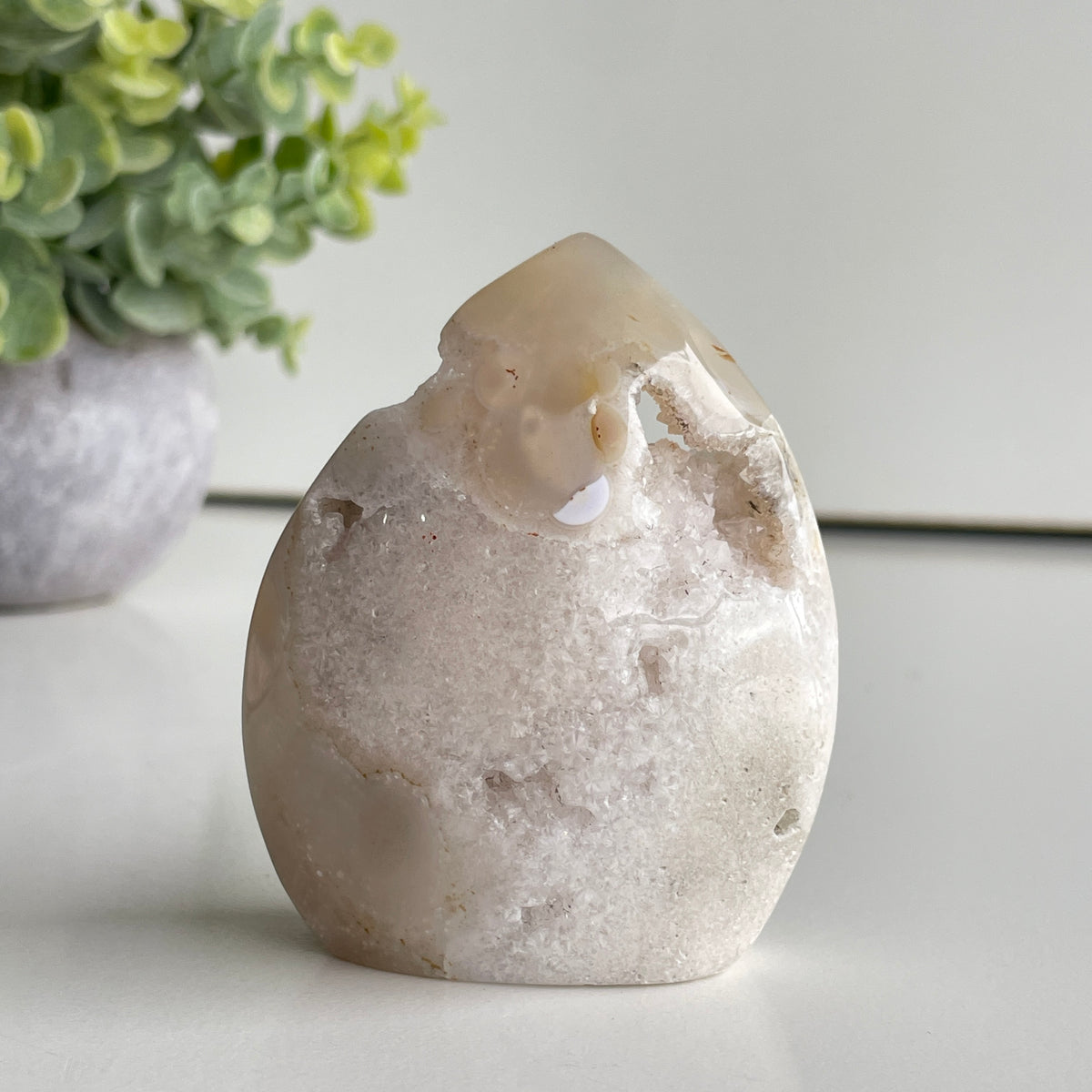 Flower Agate Flame 7.2cm