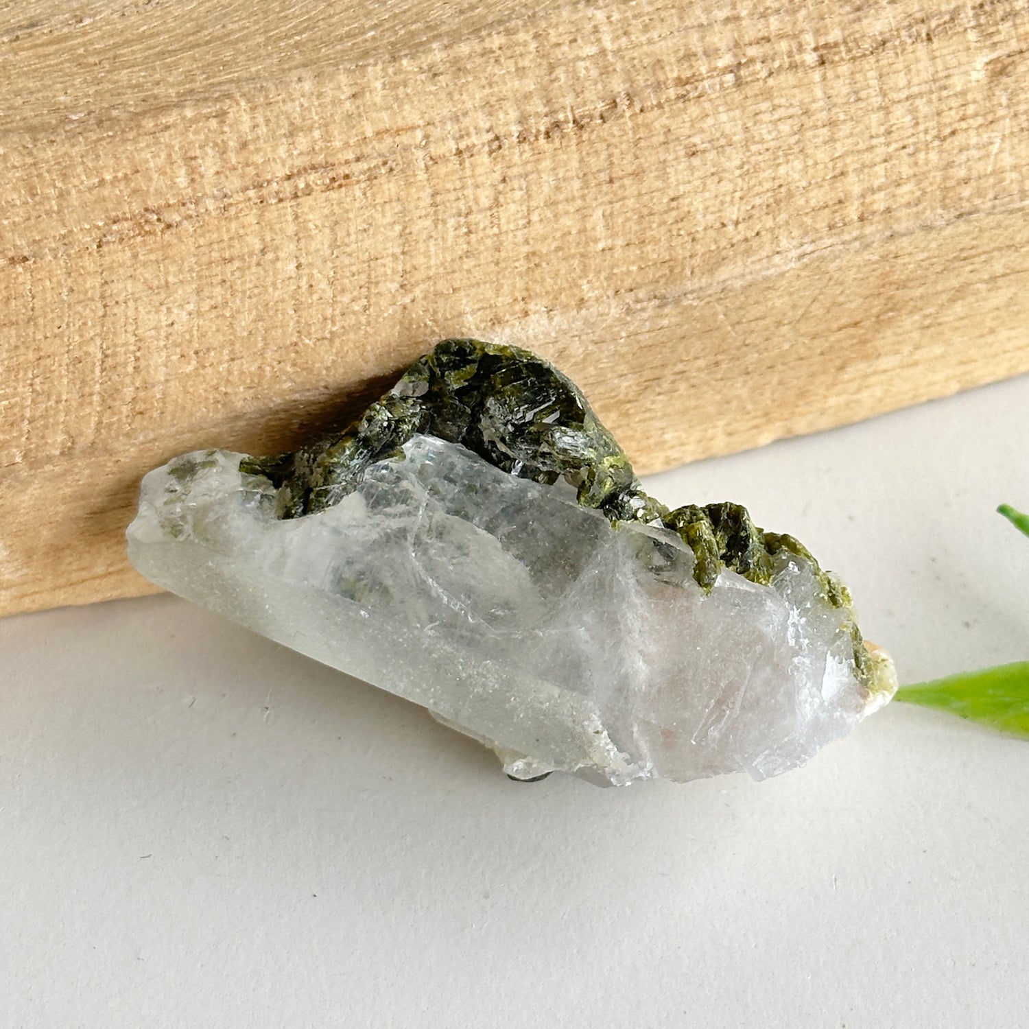 Epidote & Quartz Cluster 24g