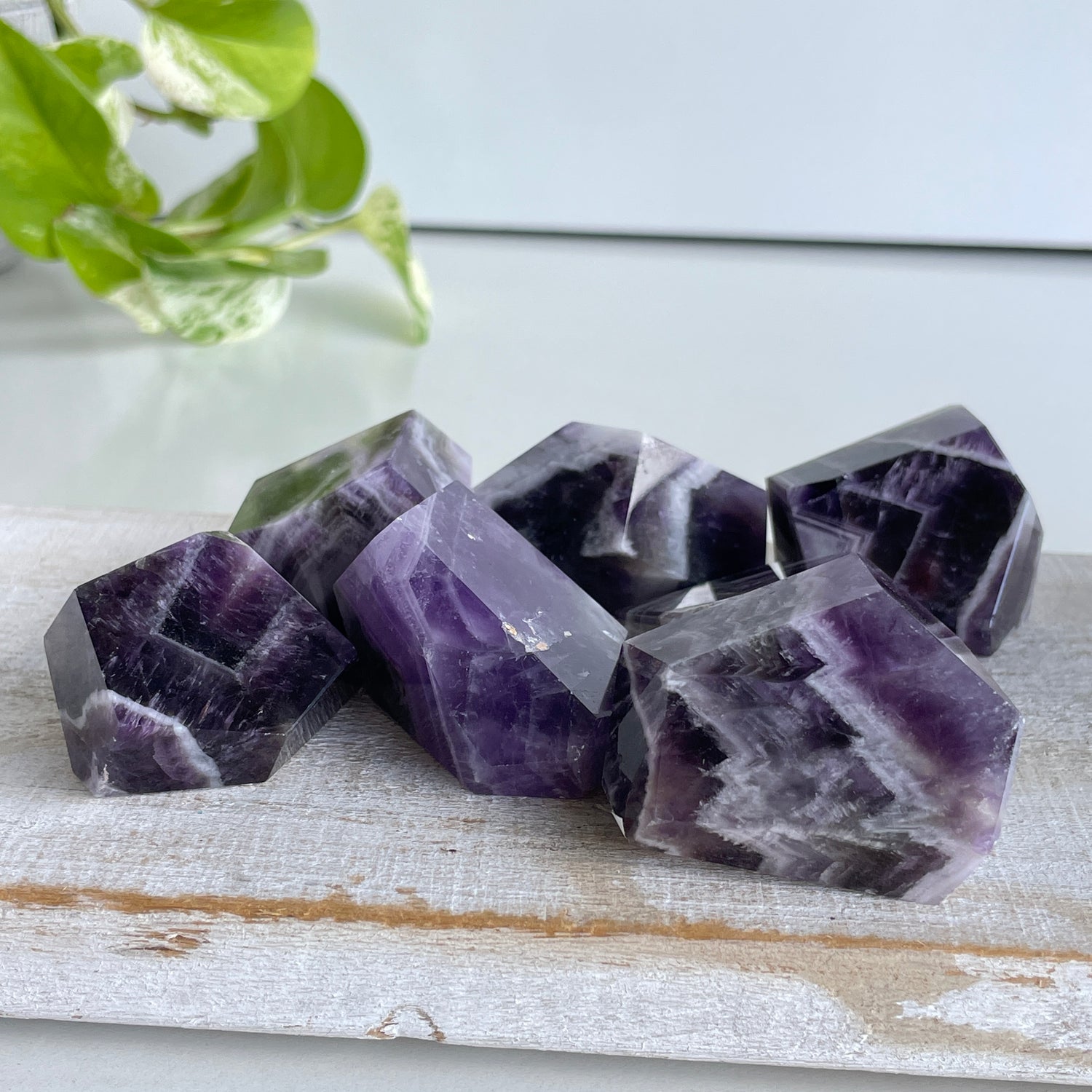 Chevron Amethyst Freeform Sml