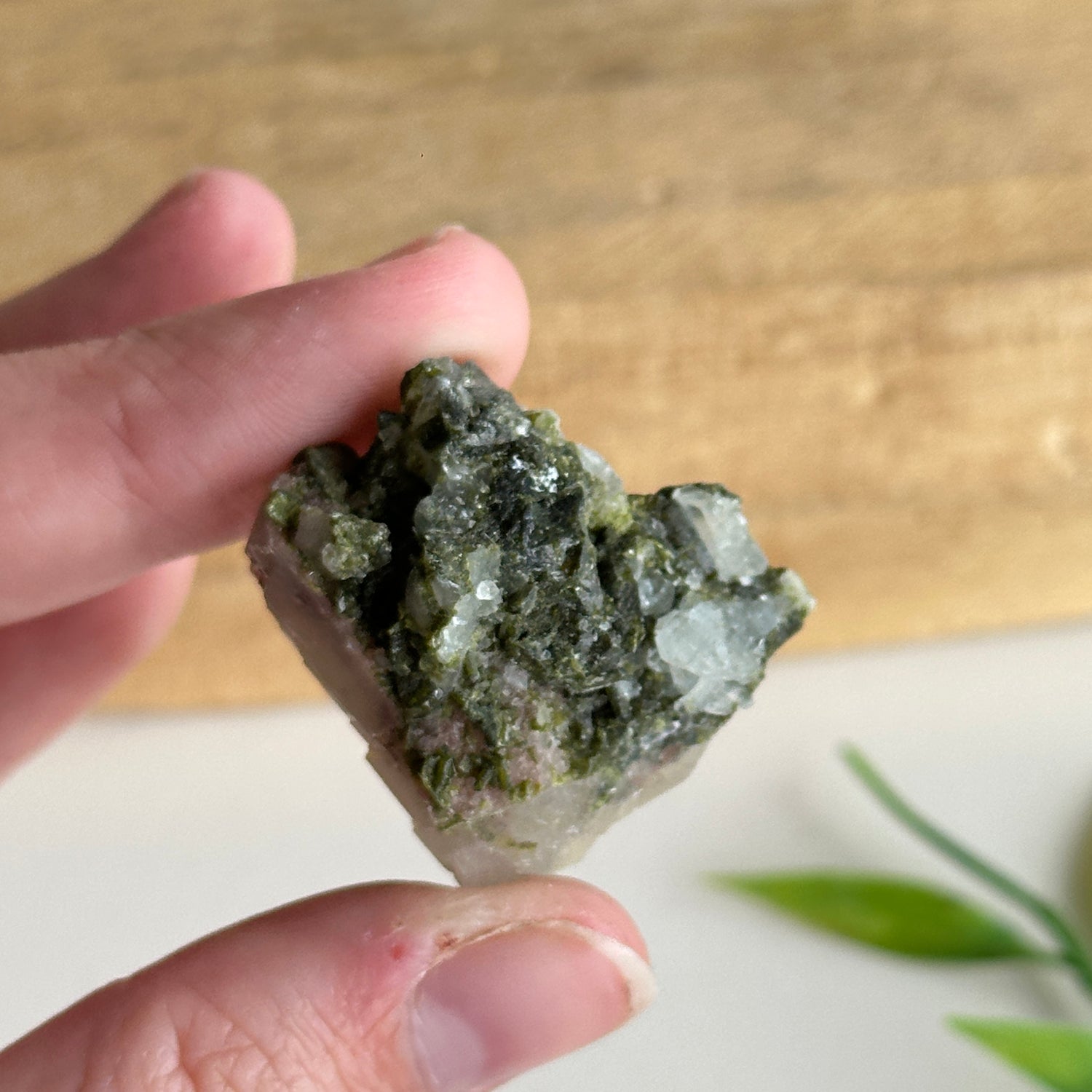 Epidote & Quartz Cluster 14g