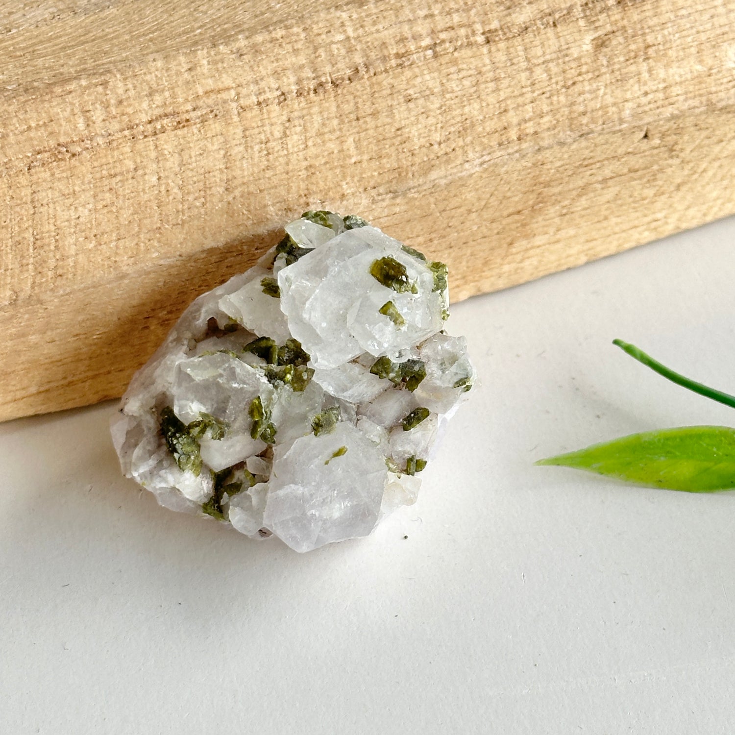 Epidote & Quartz Cluster 24g